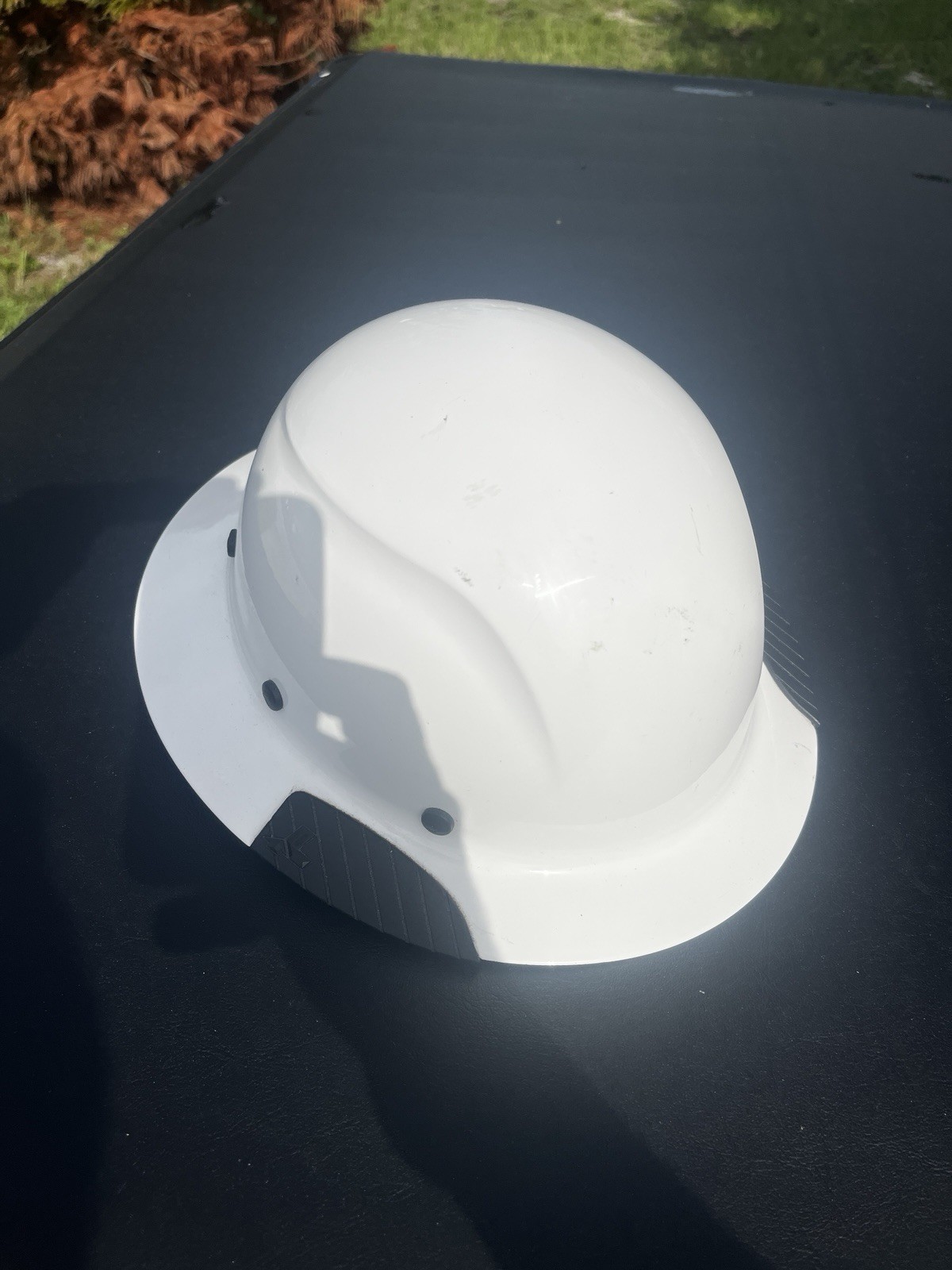 LIFT SAFETY Dax Fiber Resin Full Brim Safety Helmet 6 Point Suspension White