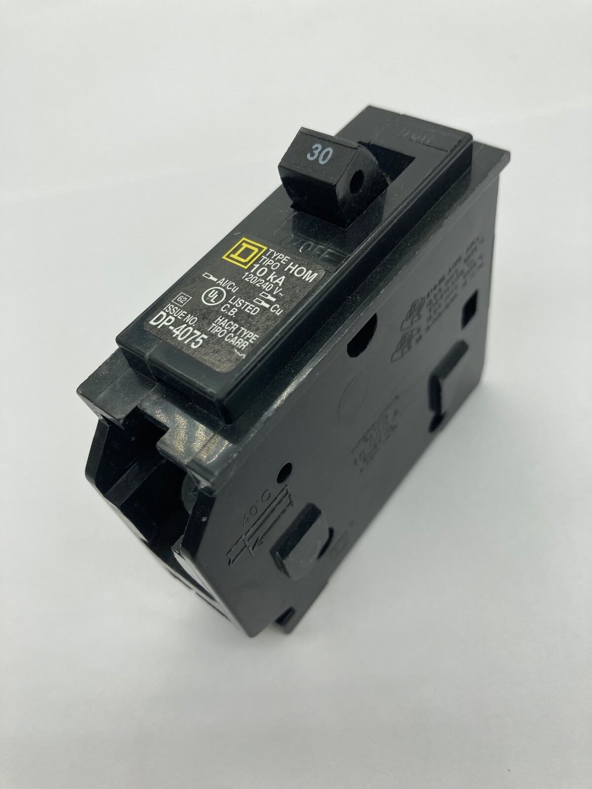 NEW Homeline HOM130 1 Pole 30A 120V Plug In HOM Square D Circuit Breaker No Box