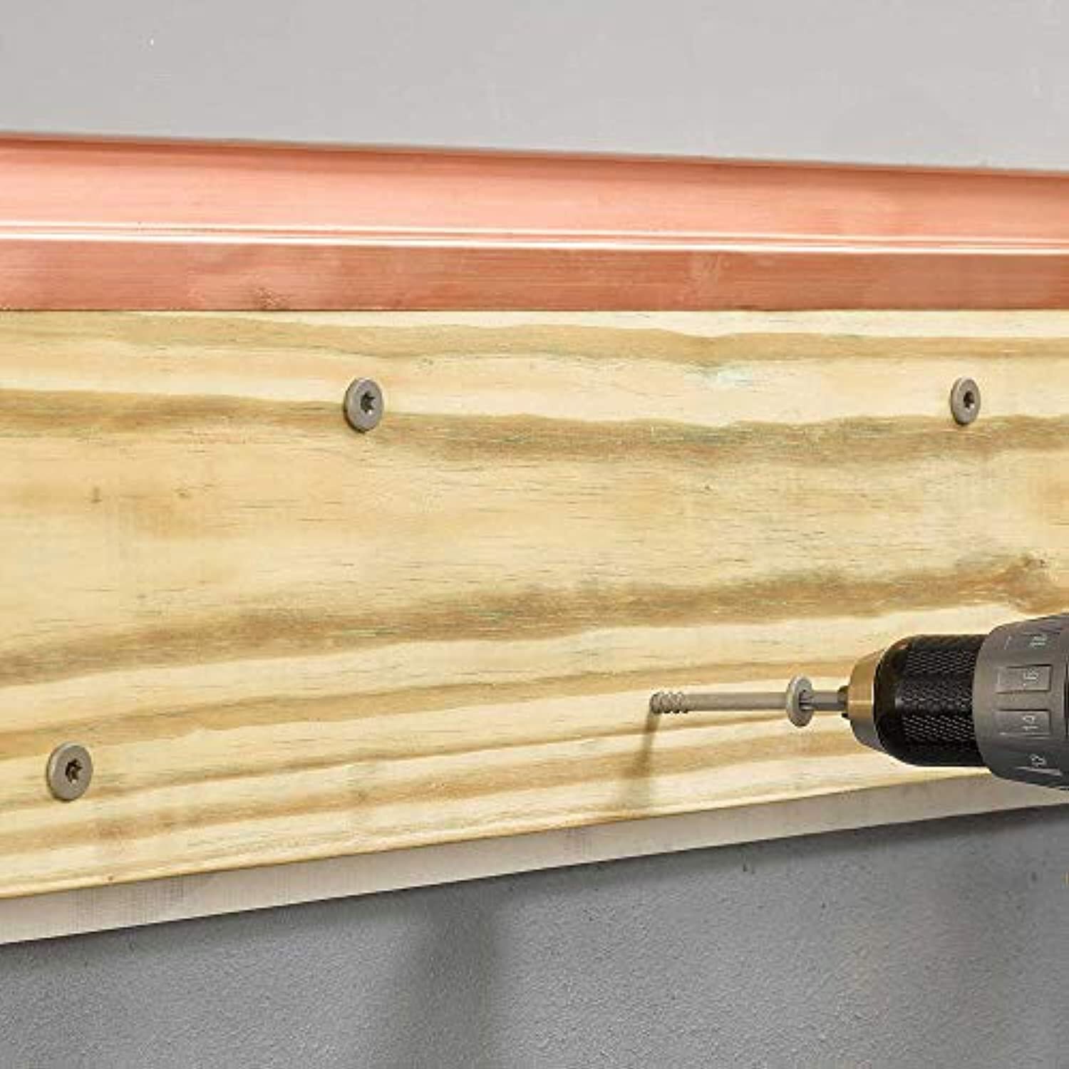 FastenMaster LedgerLok Flat Head Wood Screw – Box of 50 – 5″