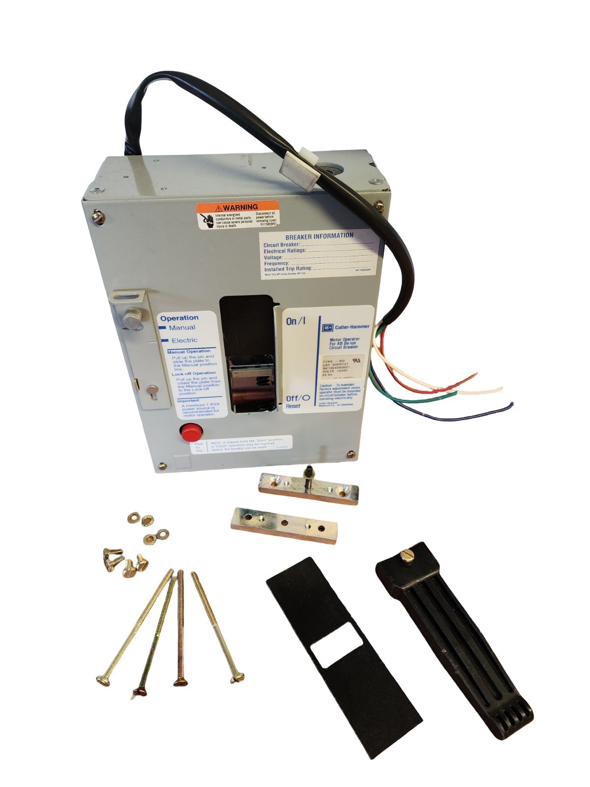Cutler‑Hammer EOP5T07 Motor Operator 120V 60Hz for AB De‑Ion Type ND 120V Drive