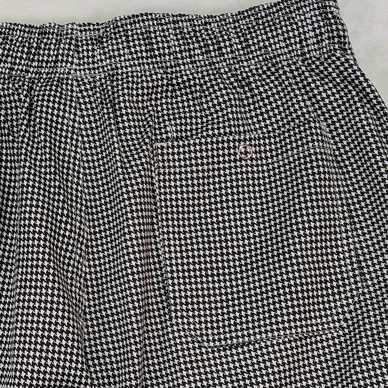 NEW Chef Code Trousers M Black White Houndstooth Chefcore Utilitarian Culinary
