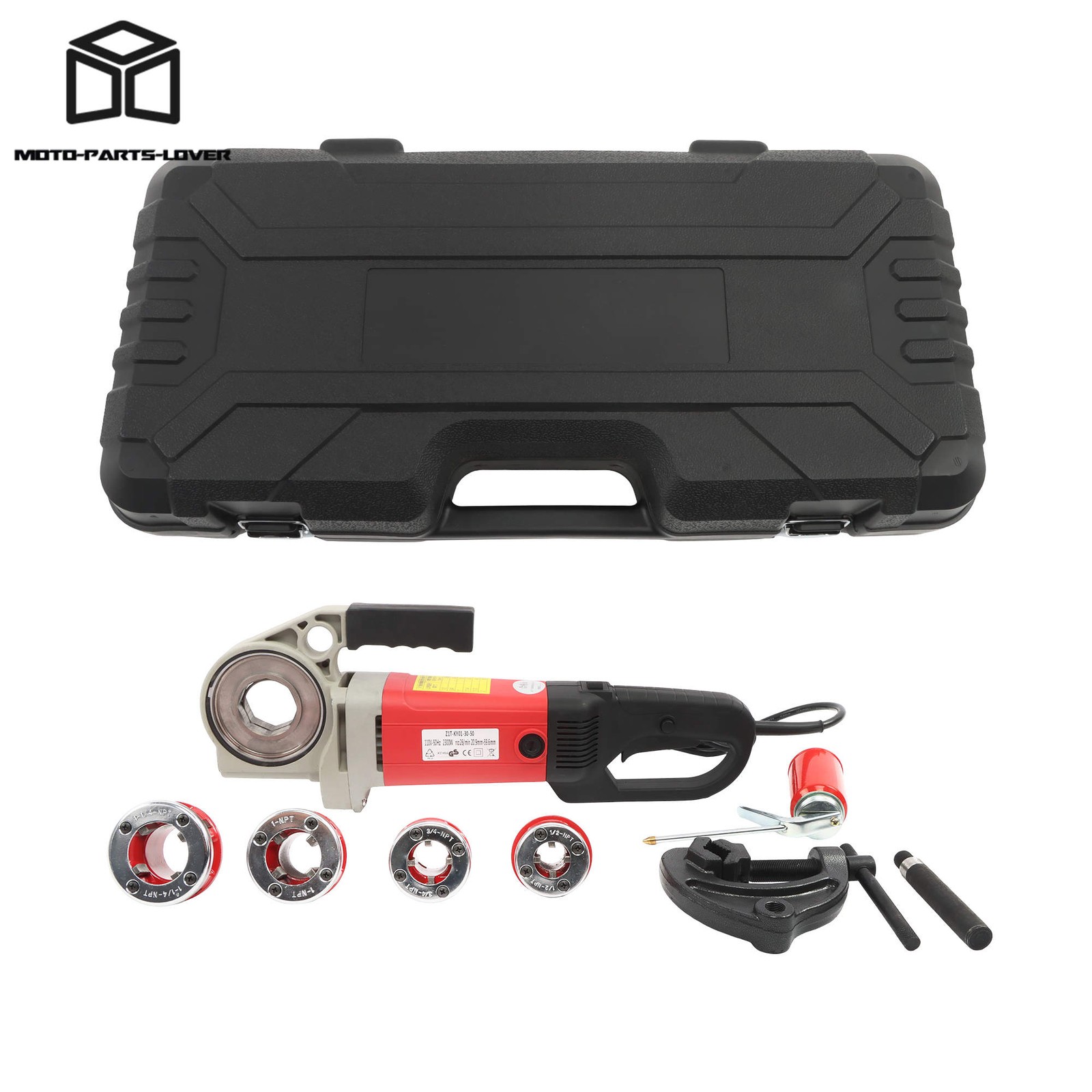 1/2-1-1/4″ Pipe Threader 2300W Electric 4 Blade Portable Threading Machine