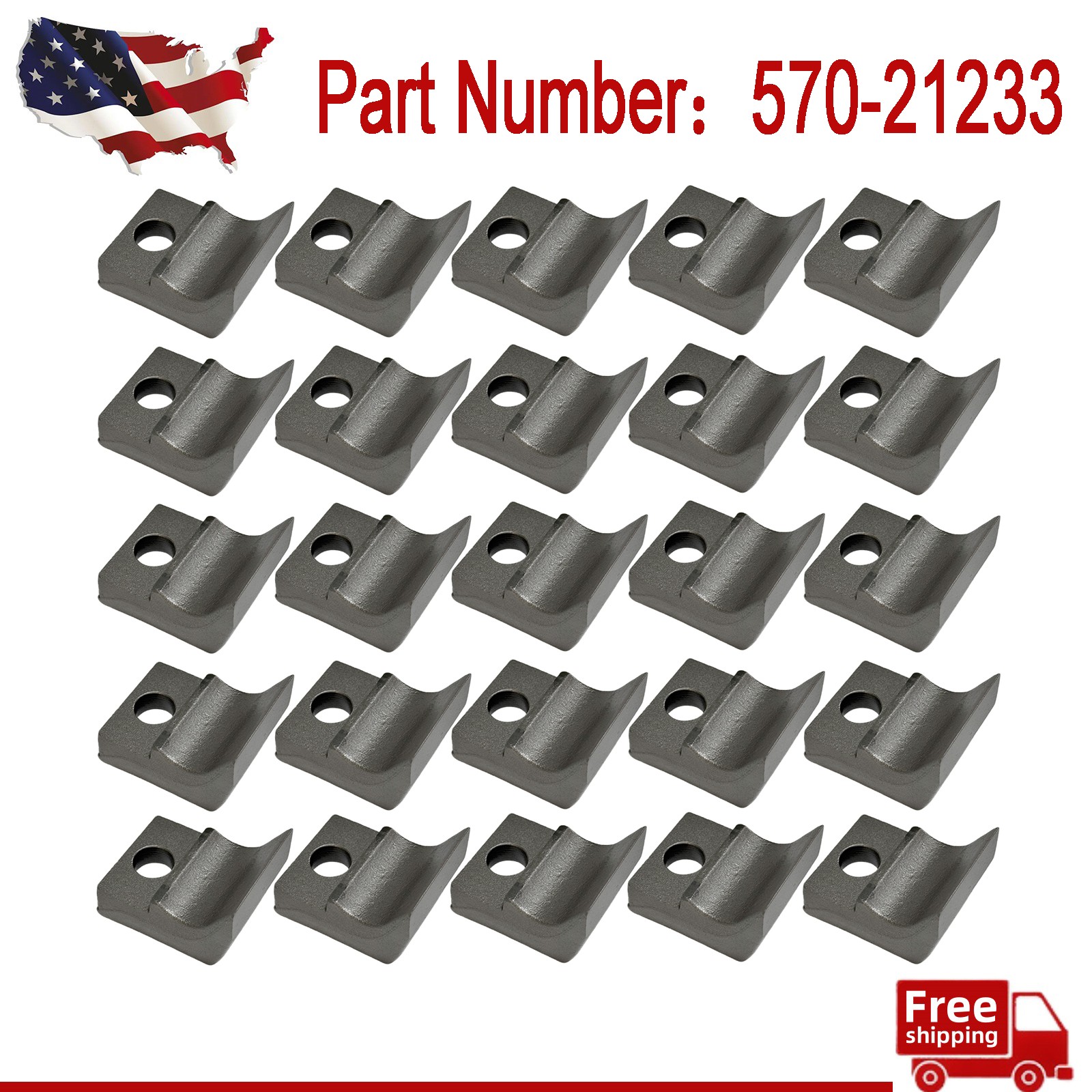 Fit For FAE CAT Mulchers With C/3 Rotor 570-21233 25Pcs C/3 Teeth US Stock