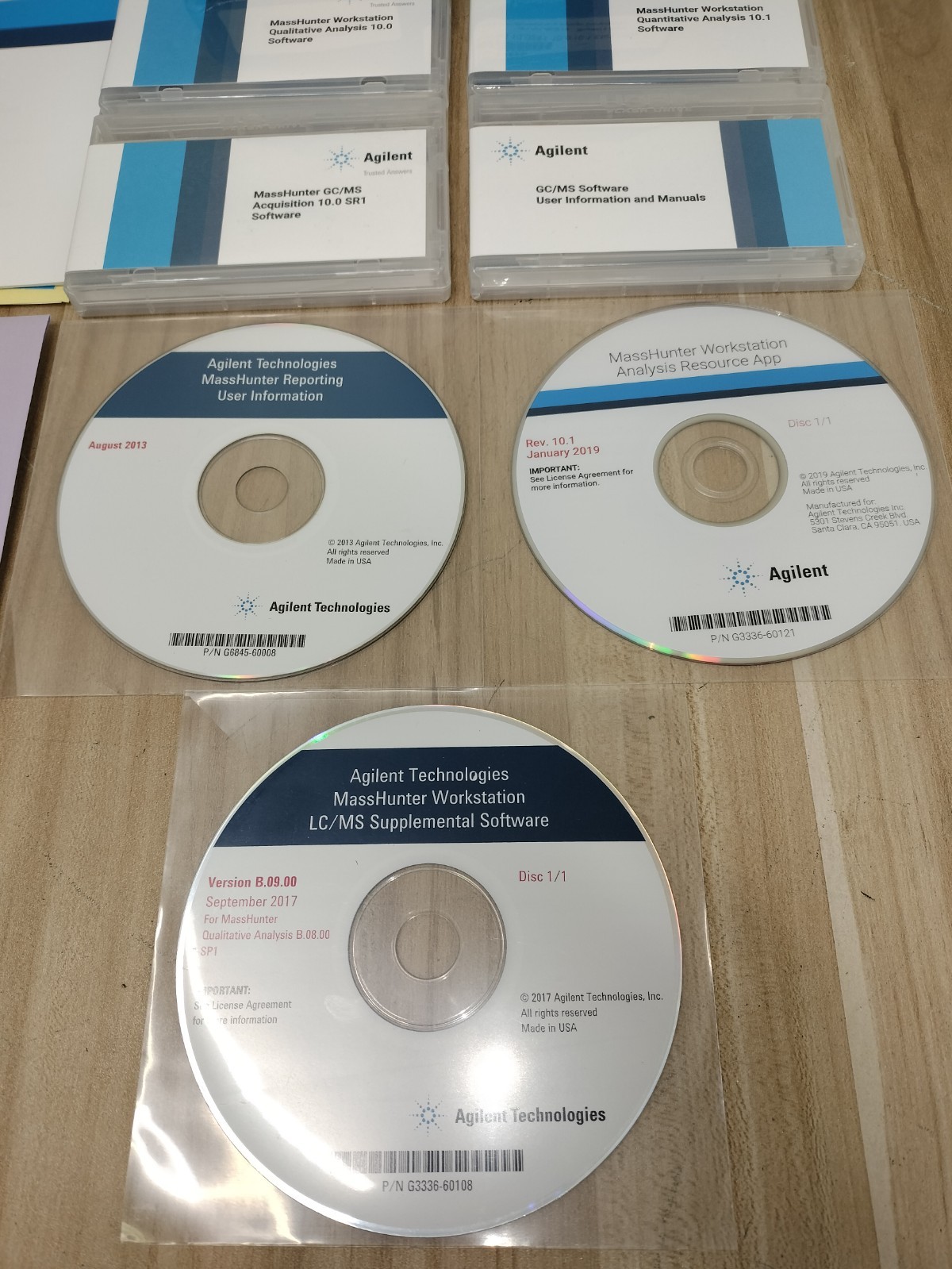 Agilent G1701-64600 Mass Hunter B.09.00 GCMS Software MHAQGCMS 10.0