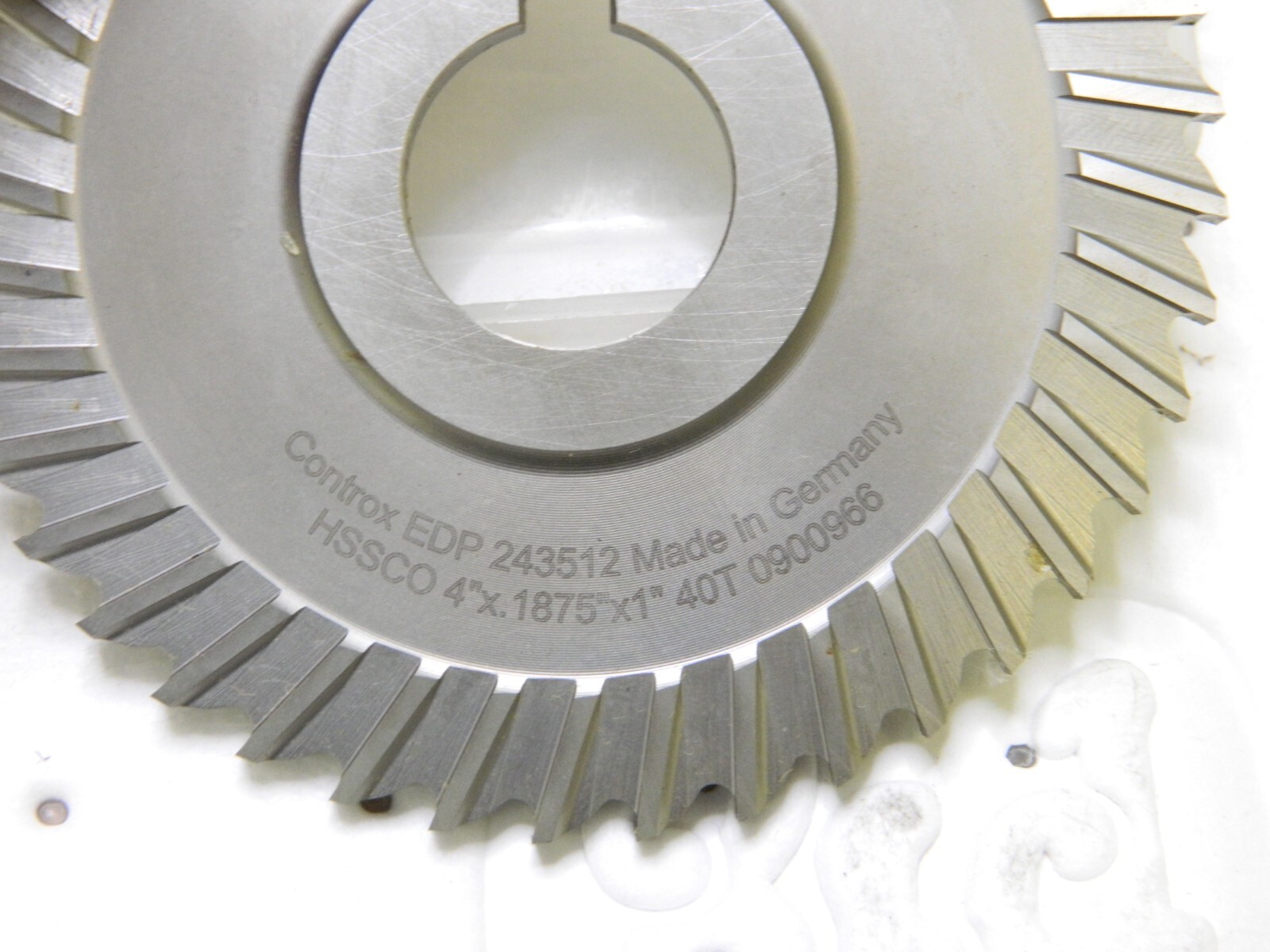 Controx Straight Tooth Side Chip Saw 4" Diam x 3/16" Thick 40 Teeth 24