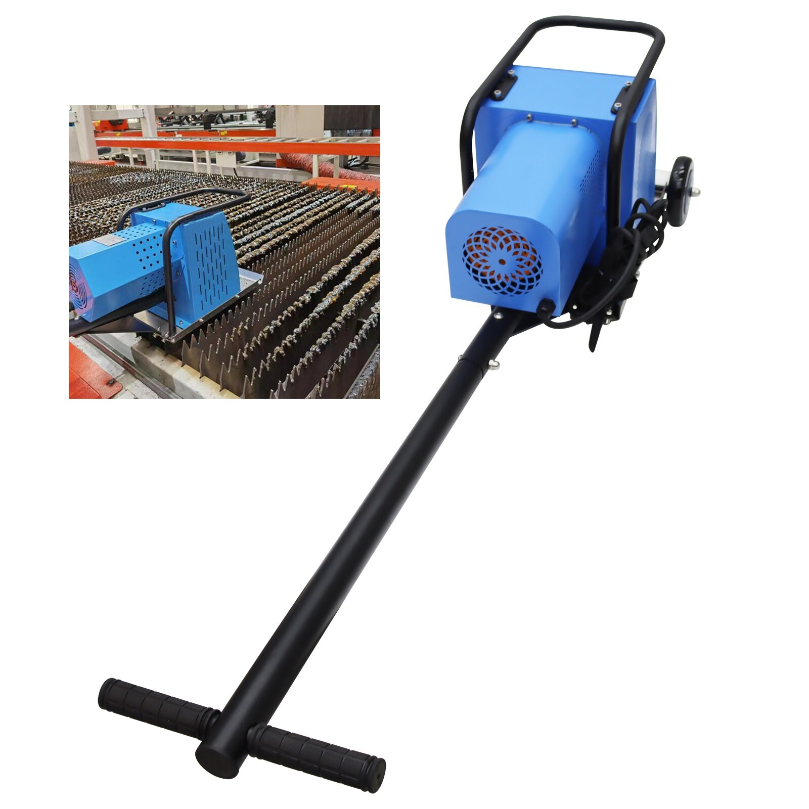 Electric Laser Slat Cleaner 220V Hand-powered Slag Cleaning Machine