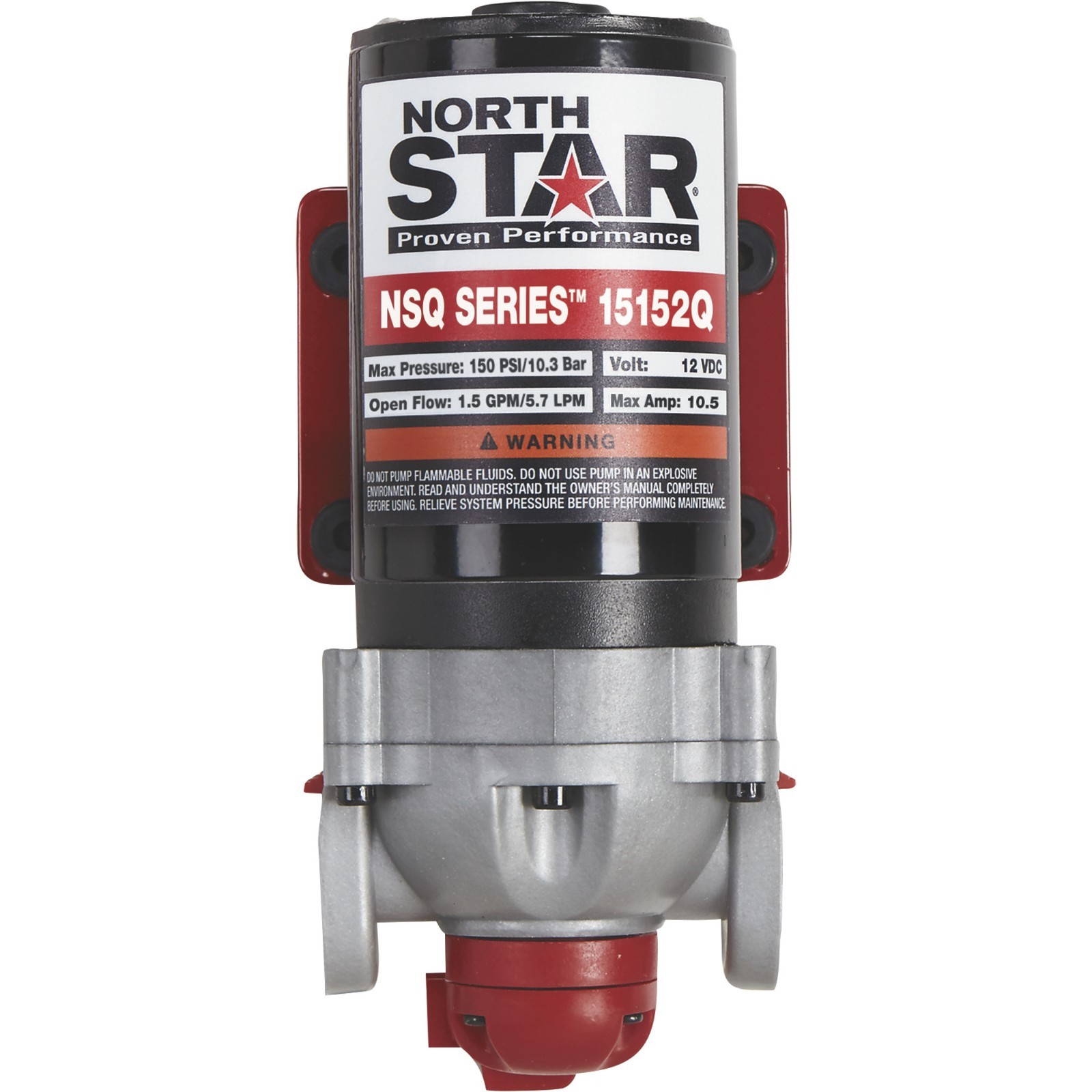 NorthStar 12V High Pressure Sprayer Diaphragm Pump 1.5 GPM 150 PSI Quick Connect