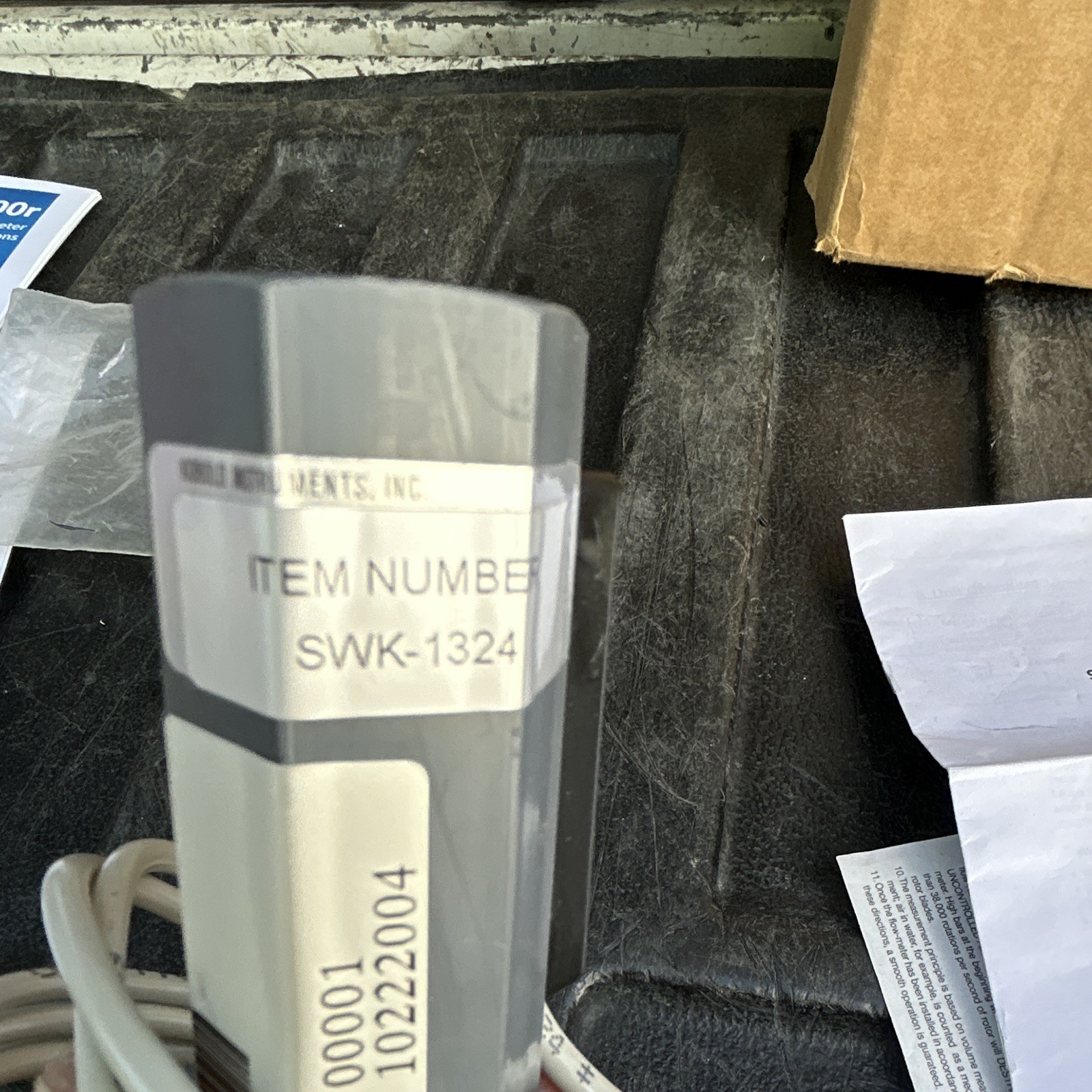 Kobold SWK-1324 Float Flow Meter Monitor 1 in Port 13-24 l/min H2O