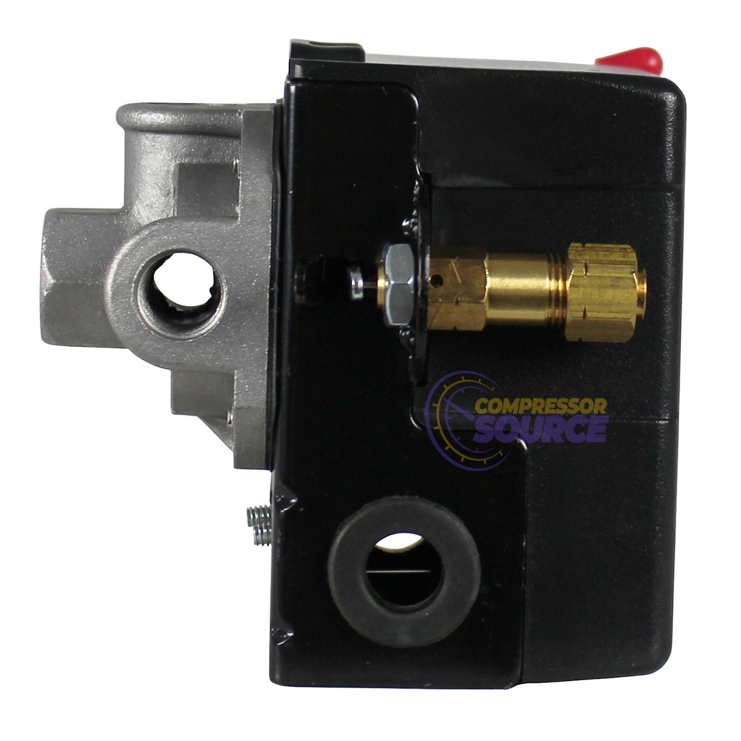 Heavy Duty 4port 25 Amp Air Compressor Pressure Switch Control Valve 105-135 PSI