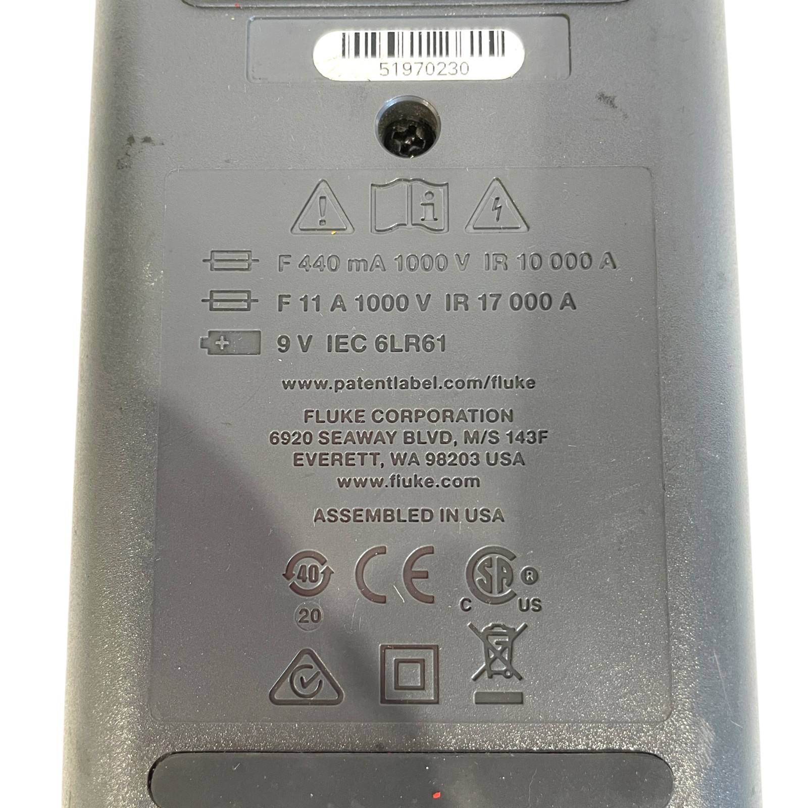 Fluke 87V True RMS Digital Multimeter Heavy Duty Electrical Tester 87 5