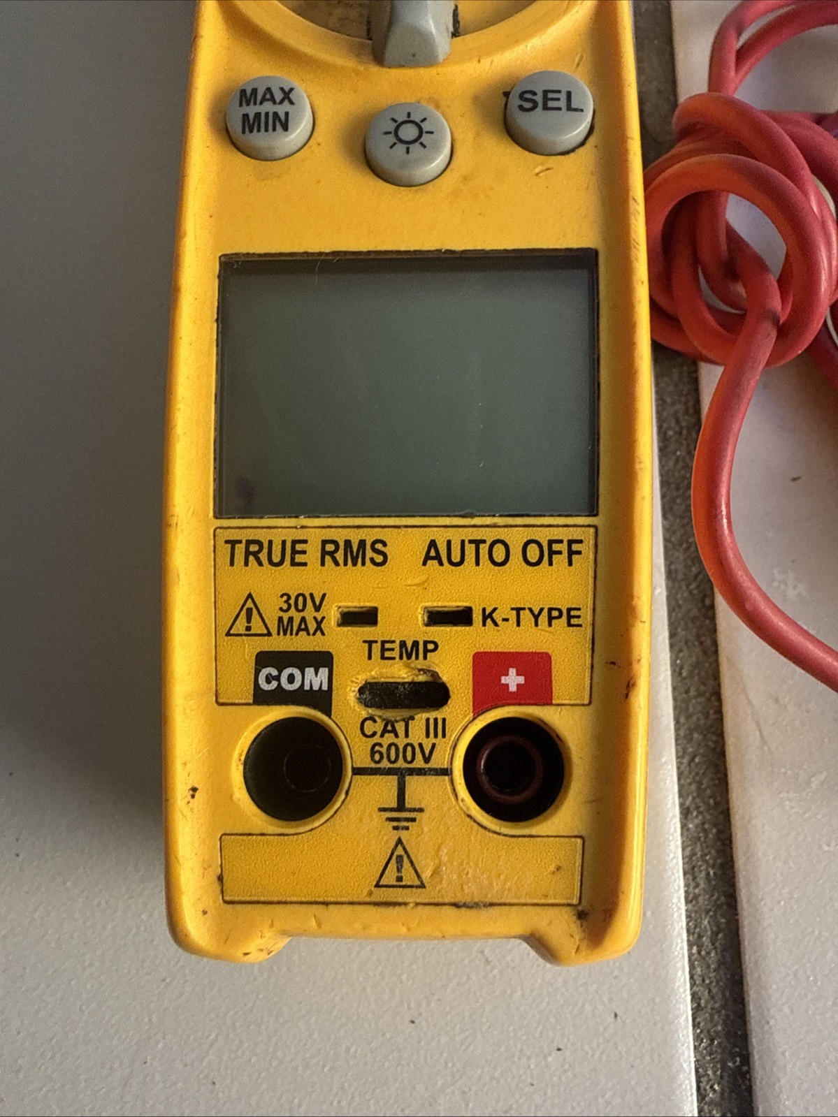 Fieldpiece SC54 TRUE RMS Clamp meter 600V 400A CAT III Temp Type K Works Leads