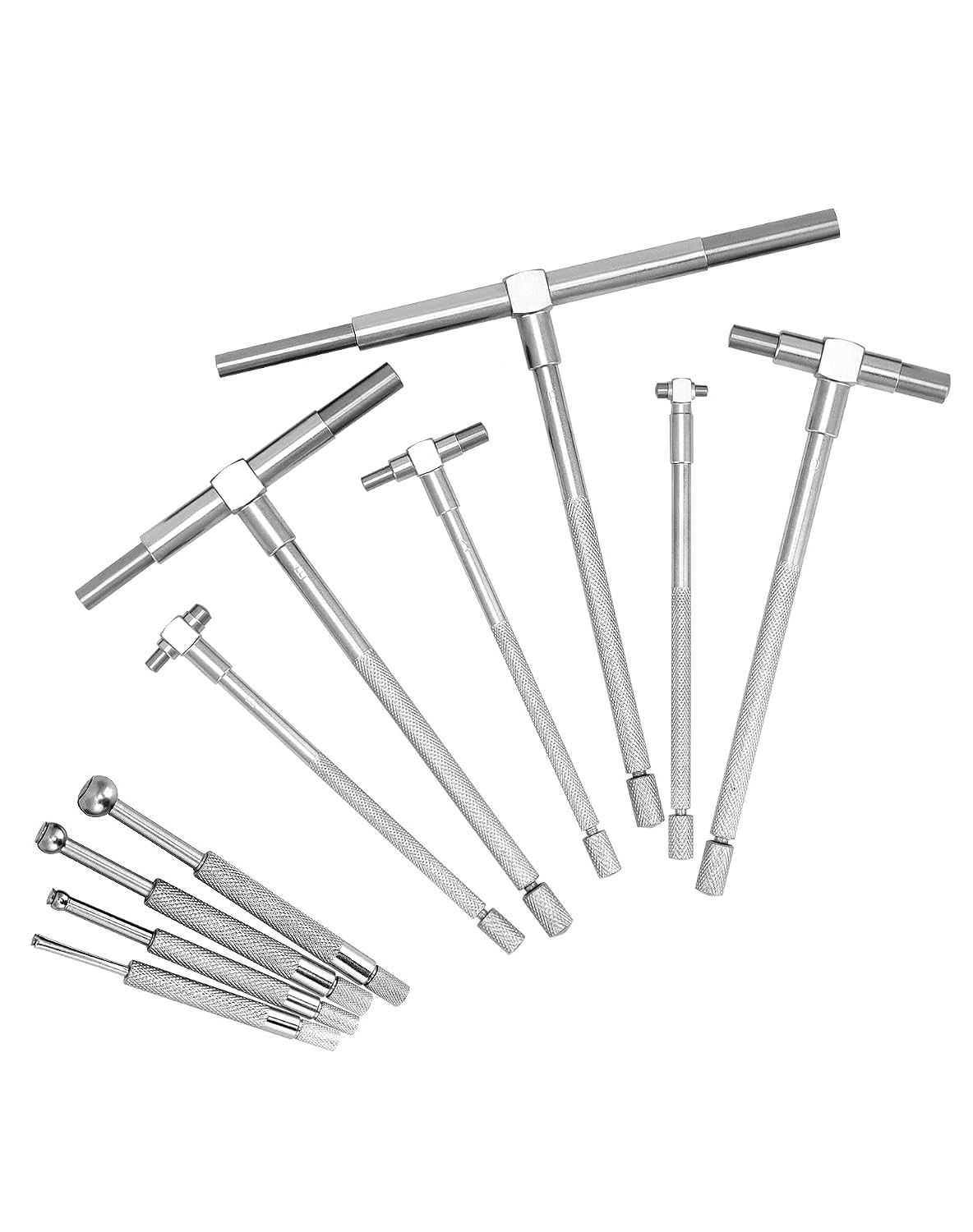Stainless Steel Telescoping Bore Gauge Set – 1/8″ to 1/2″ Range and T Bore Hole