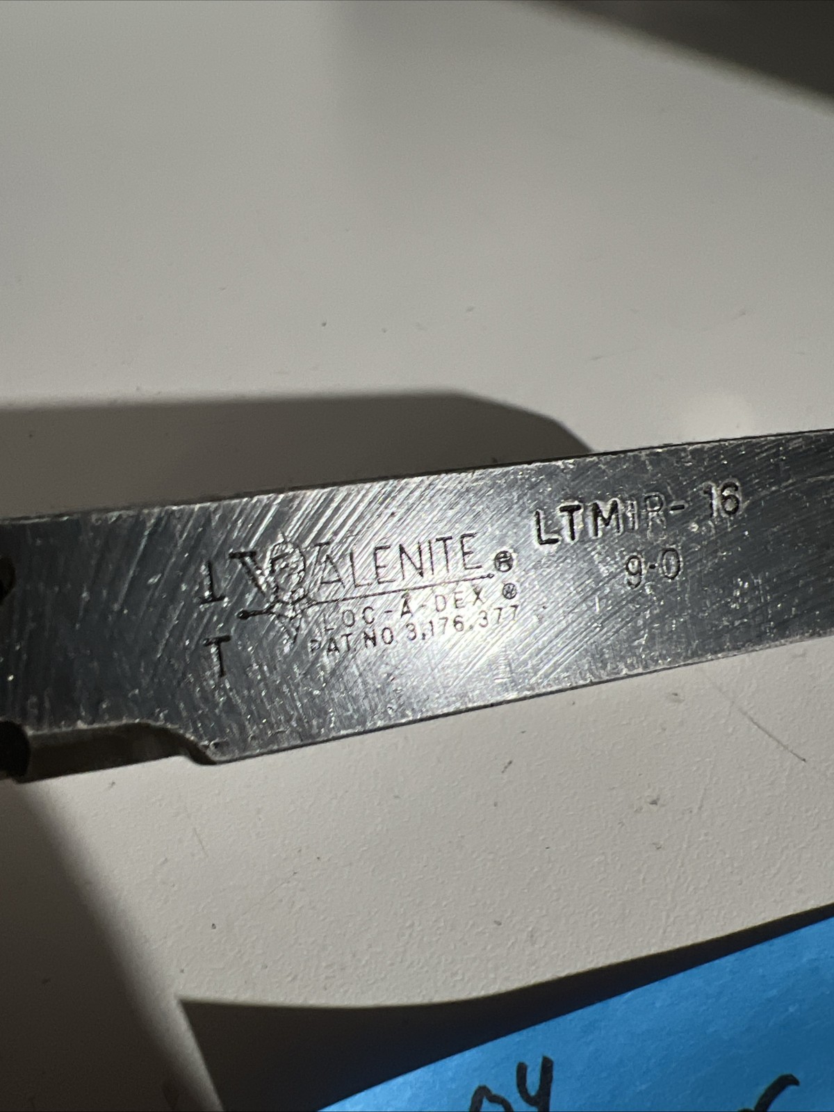 valenite LTMIR-16 Indexible Carbide Lathe Toolholder 5”OAL 1”Shank Threading Tur