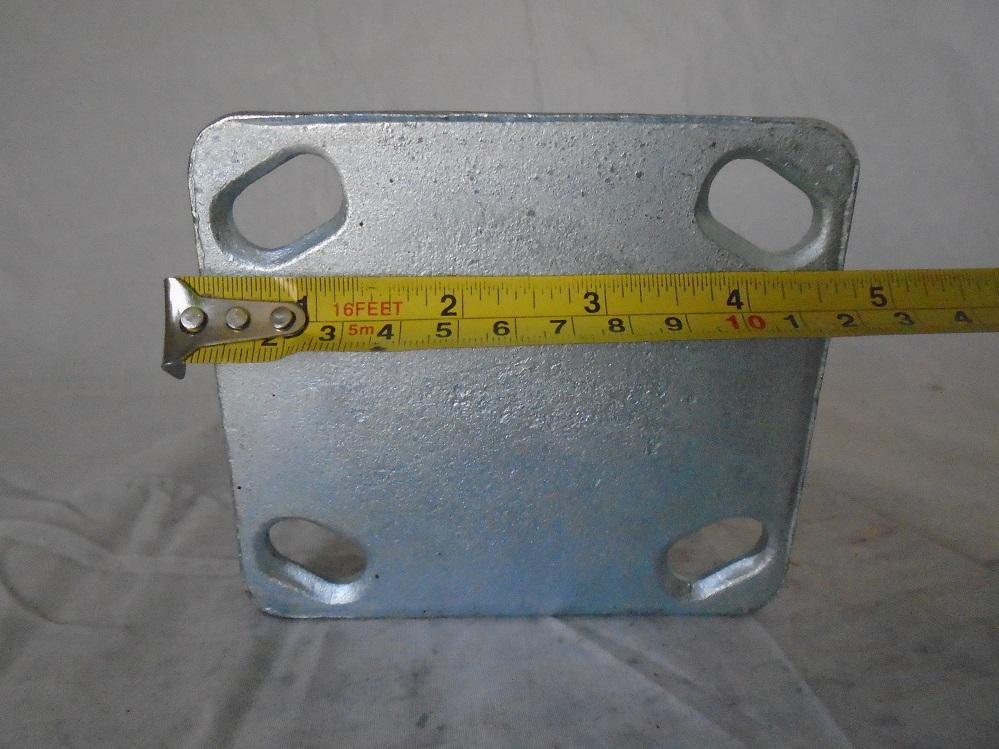 6″ x 2″ Swivel Caster Kingpinless Rubber Wheel on Steel Hub(2) Rigid (2)Tool Box