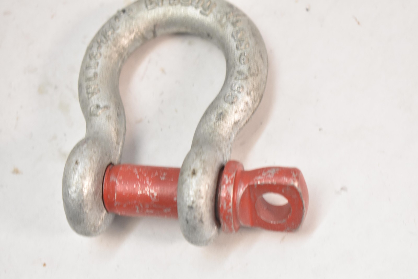 Crosby Steel Anchor Shackle WLL 3-1/4T Bow D Ring Screw Pin USA 5/8 Red Lifting