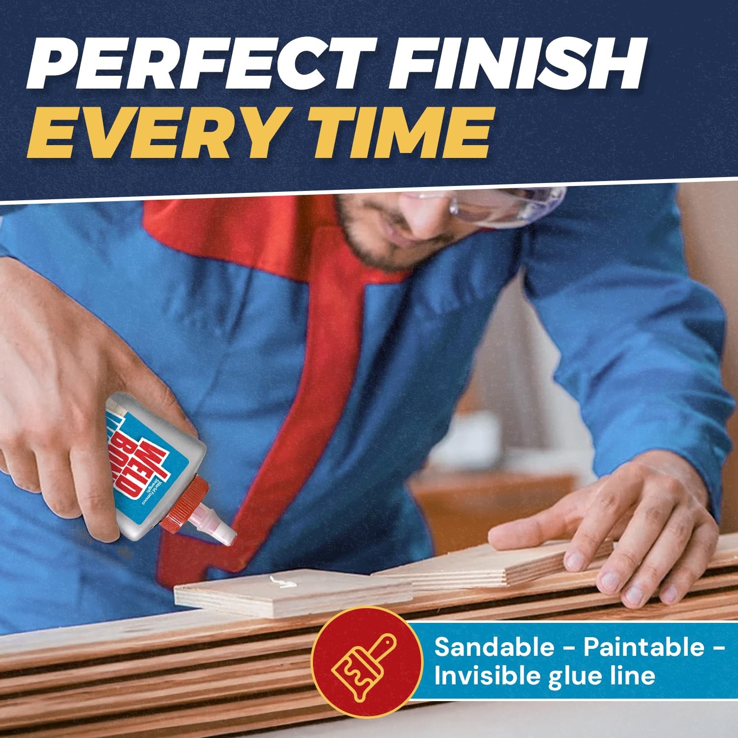 Extra Strength Wood Glue for Woodworking, Furniture Repair & DIY Projects – N…