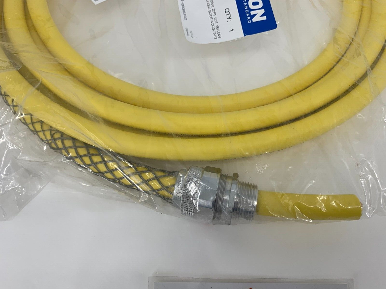 Ericson 24010255 Cord Drop Perma-Kleen Antimicrobial 20′ 12/4 Yellow Cable 125V