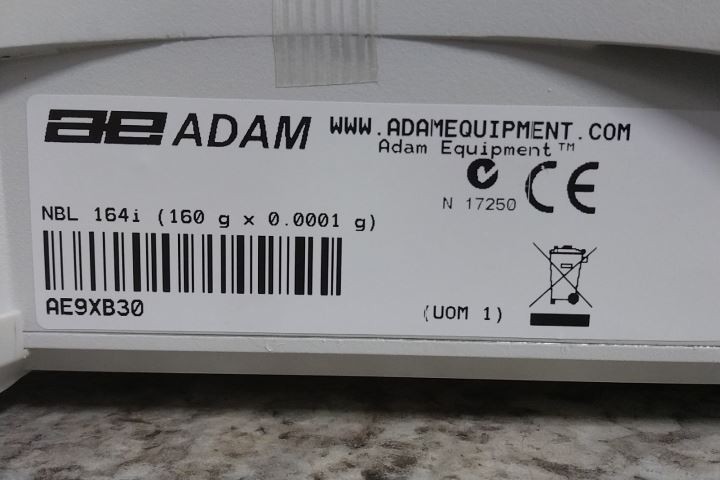 Adam Equipment NBL 164i 160g Capacity Analytical Balance