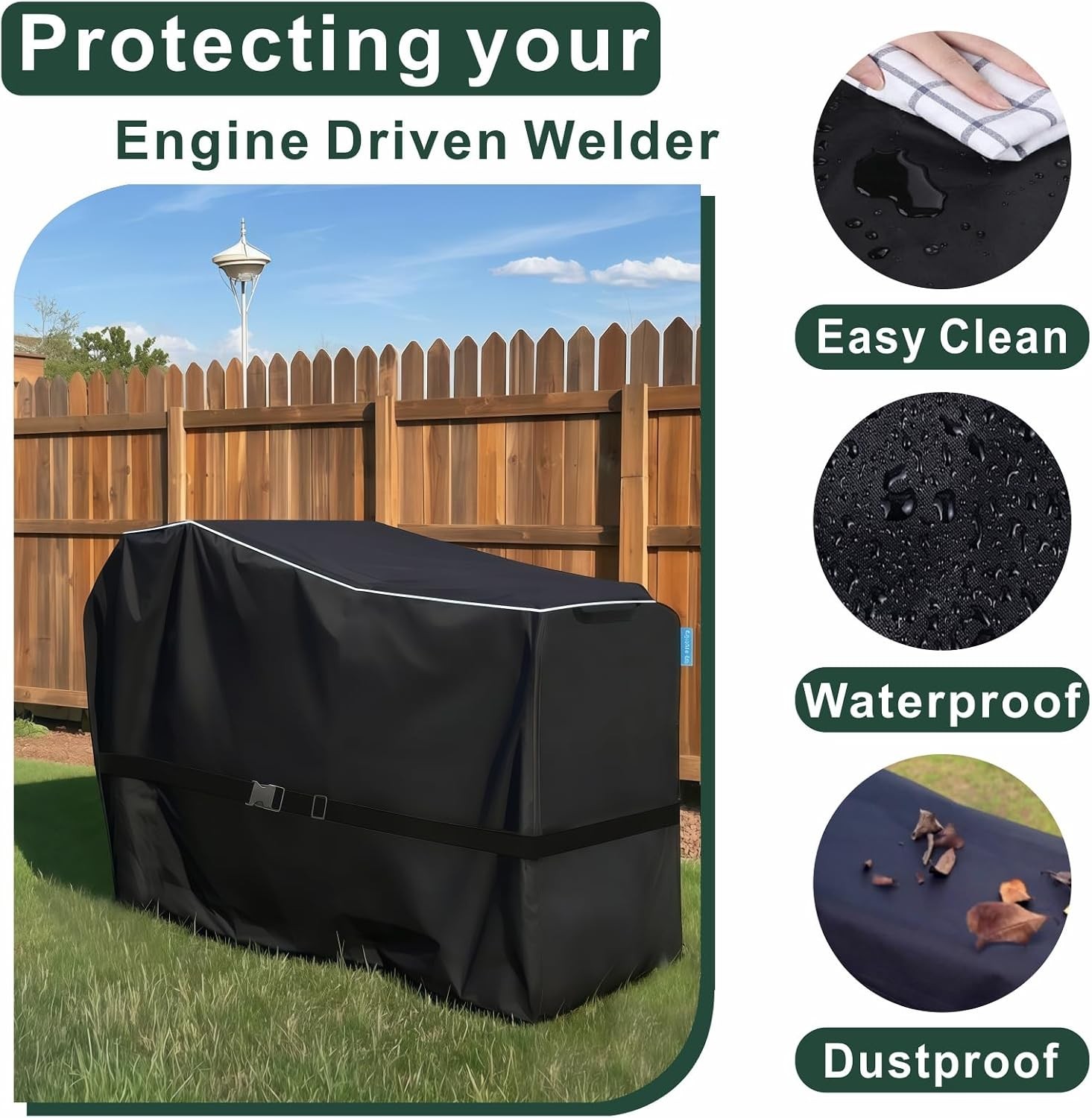 Engine Driven Welder Cover, Fits Bobcat 225/230/250/265/325, Fits Ranger 260/330