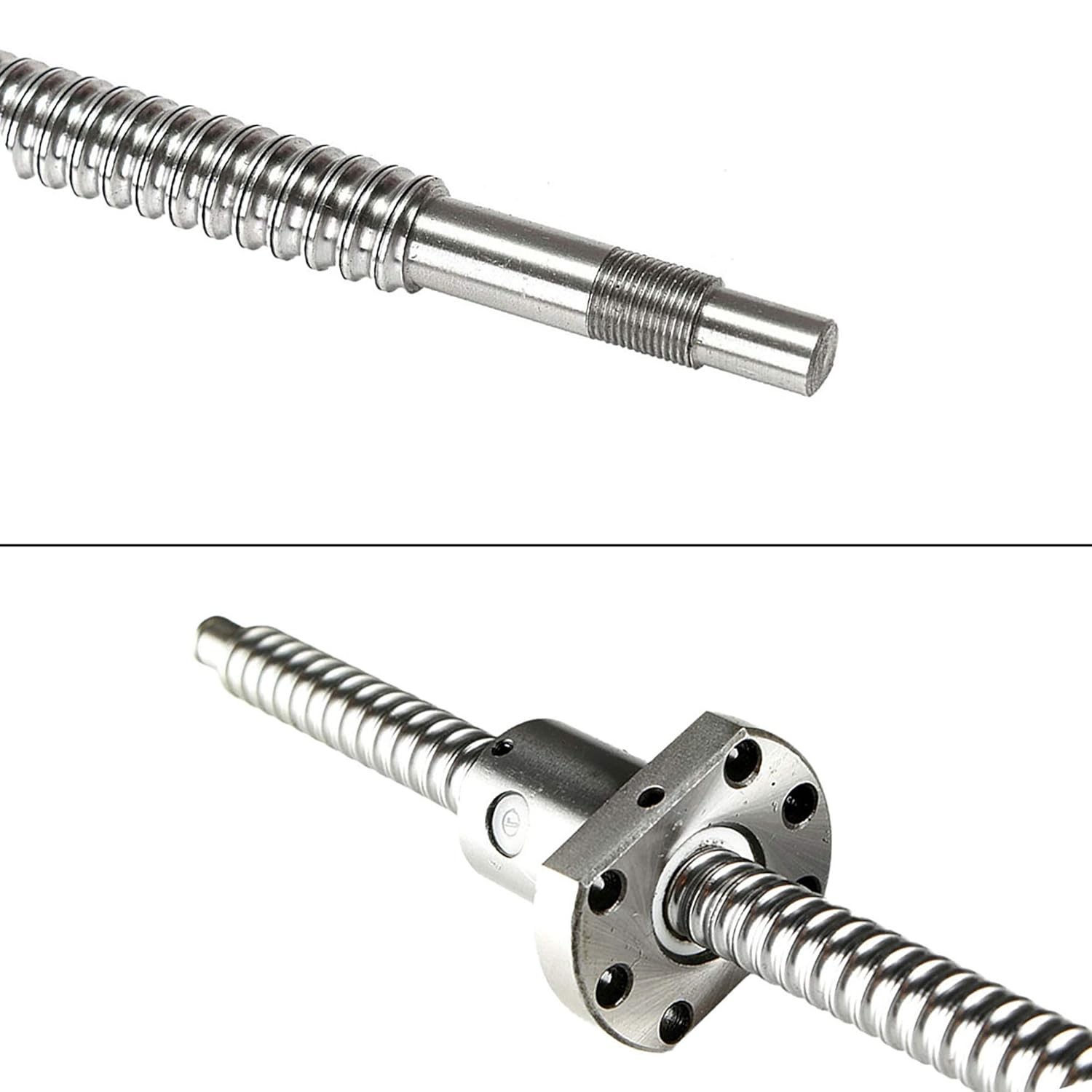 Ball Screw CNC Parts SFU1605 RM1605 16mm 450mm with Metal Deflector Ball Screw n