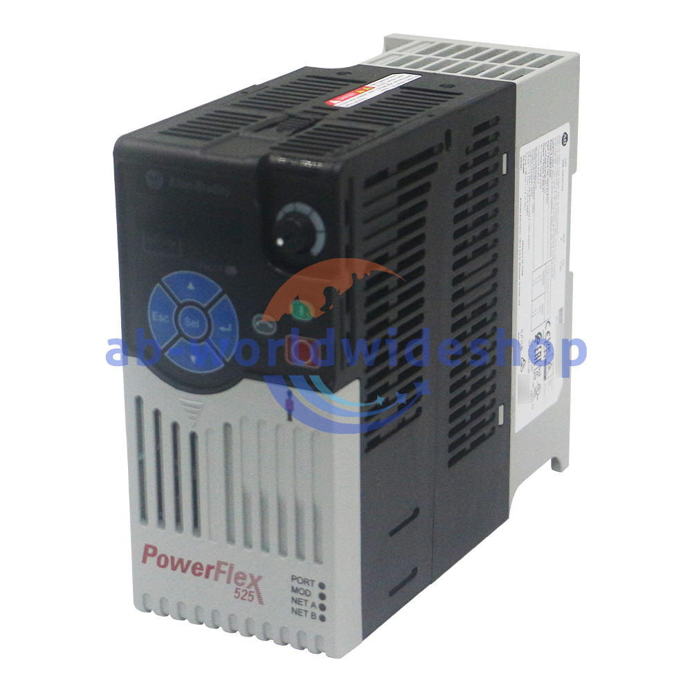 25B-V2P5N104 PowerFlex 525 0.4kW (0.5Hp) AC Drive 100% Brand New Allen Bradley