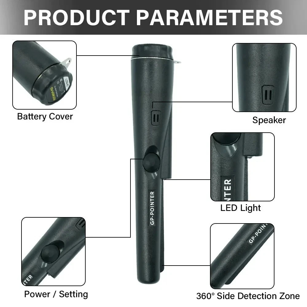 Garrett Pro Pointer Pinpointer Handheld Metal Detector Waterproof Digger Edge