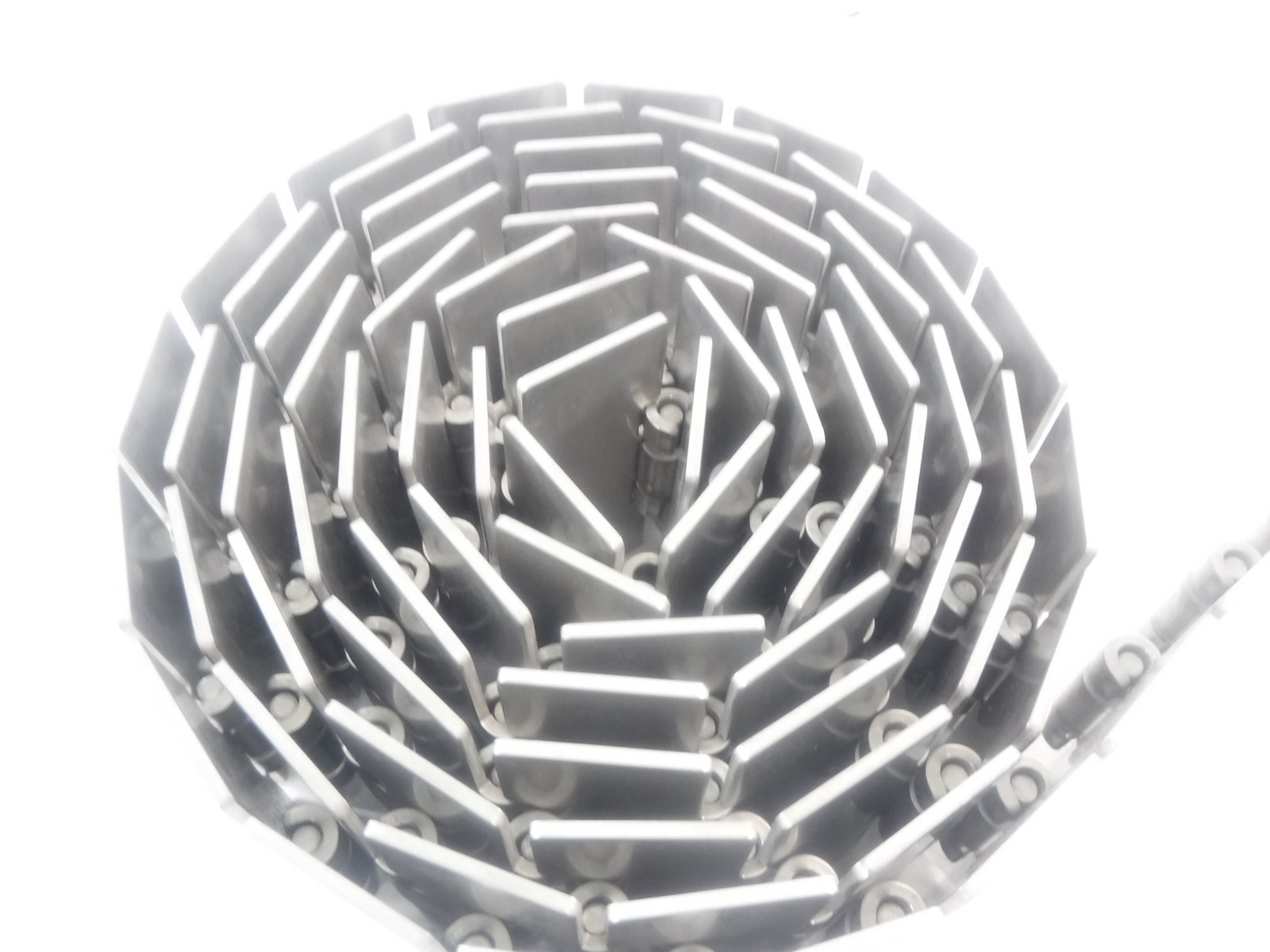 10’L Rexnord 4″W x 1.5″Pitch Stainless Steel Table Top Conveyor Chain 10018
