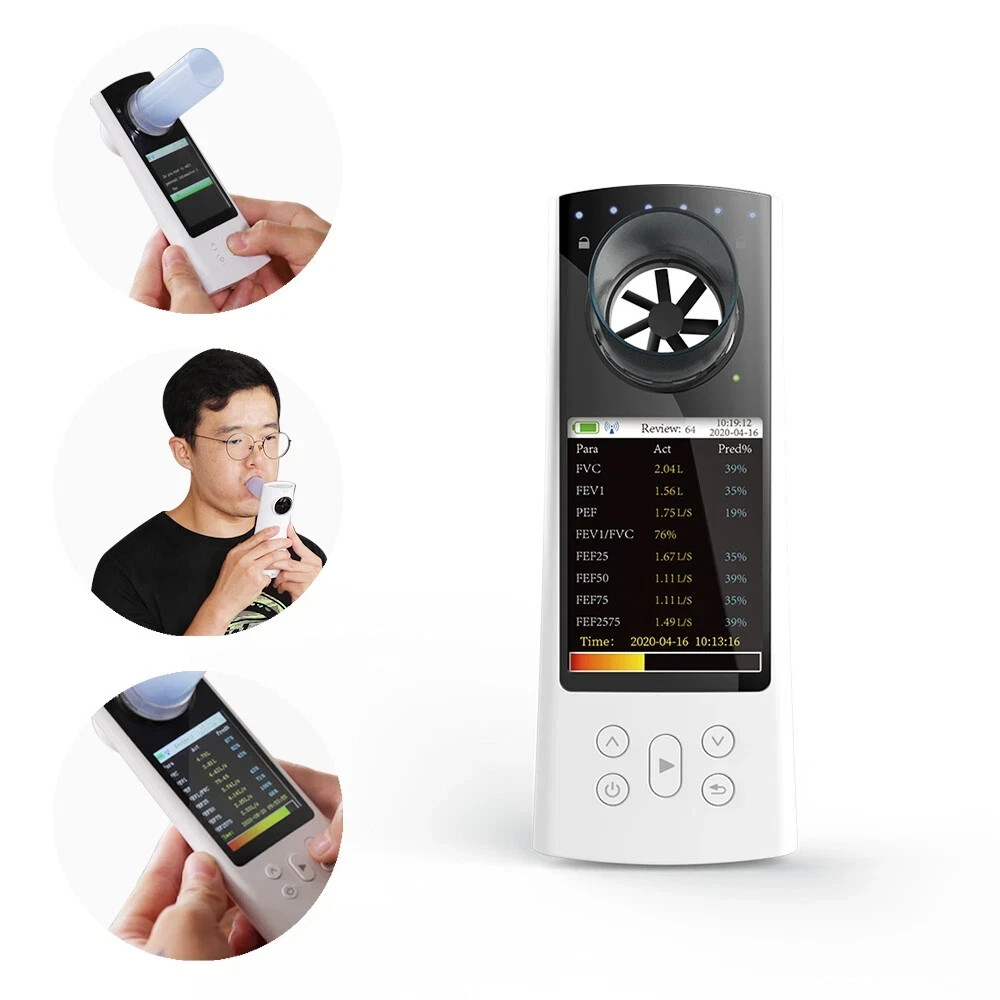 CONTEC SP80B Bluetooth Spirometer Pulmonary Function Handheld Spirometry APP