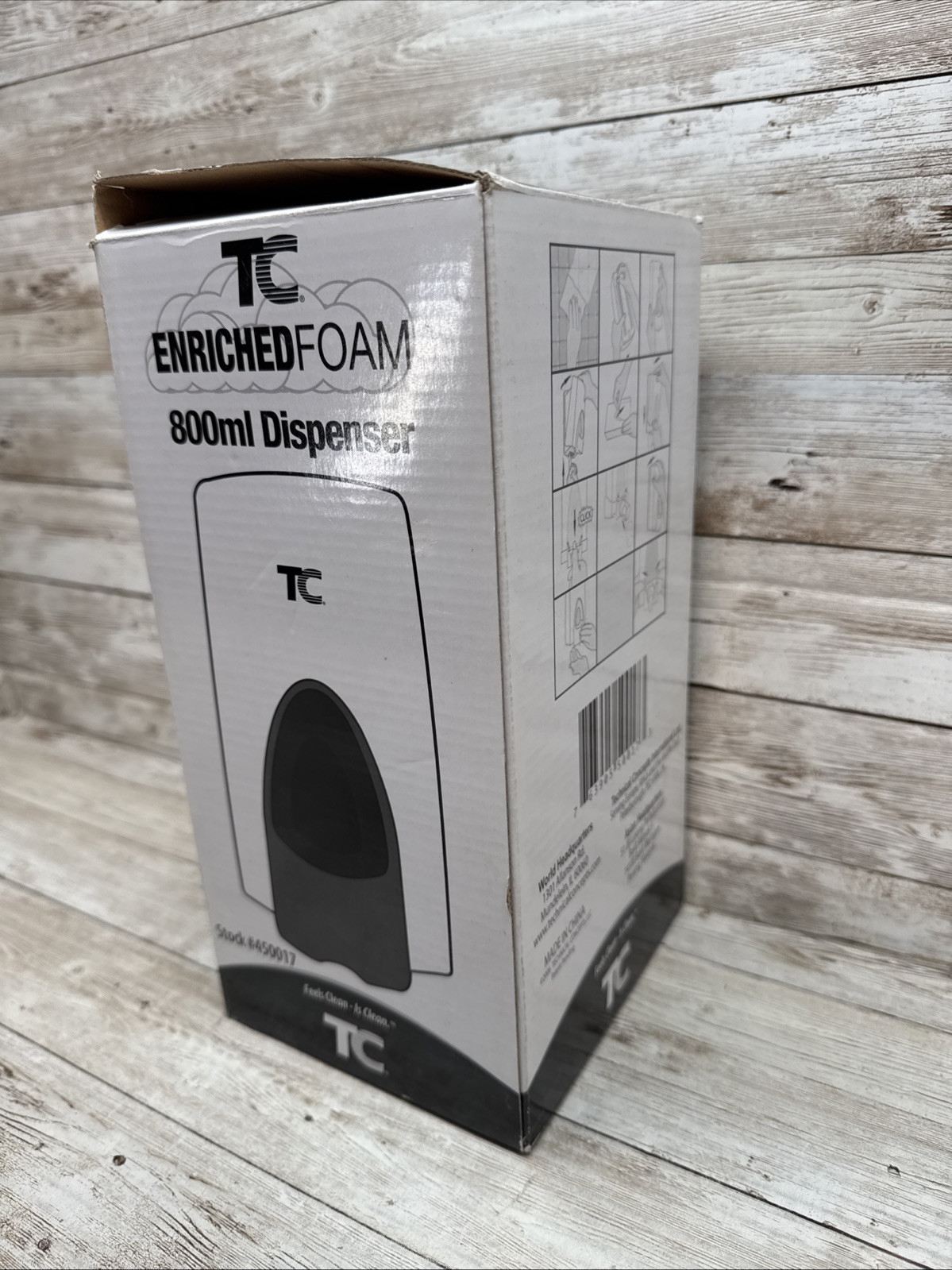 TC Enriched Foam 800 ML soap dispenser New in the Box