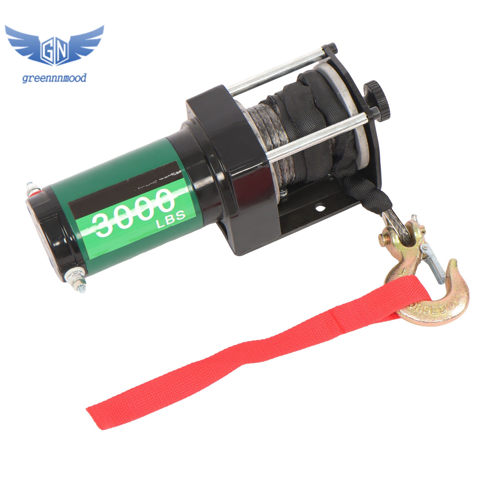 3000lbs 12V DC Electric Winch 32 ft Synthetic Rope with Wireless / Wired Remote