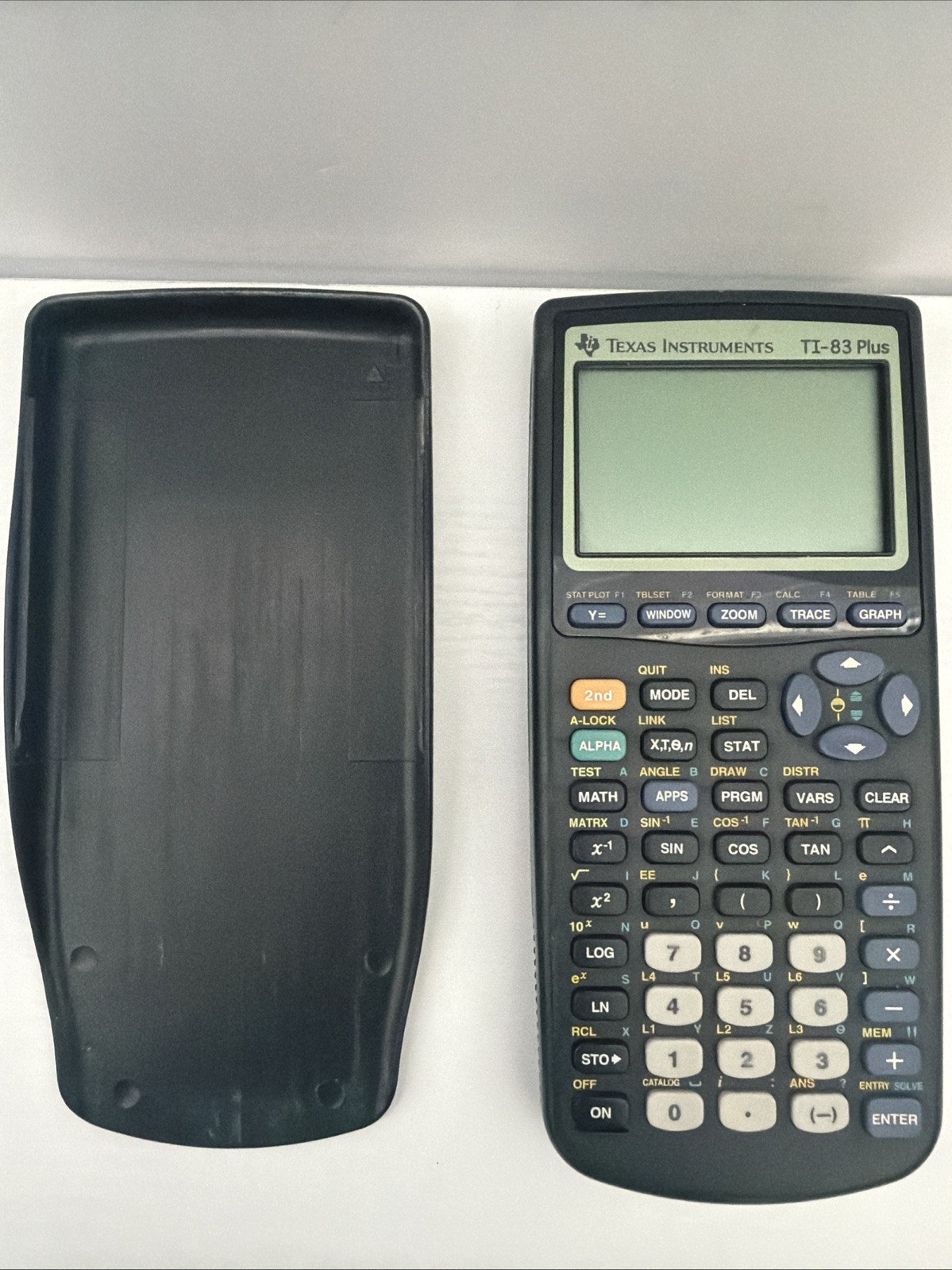 Texas Instruments TI-83 Plus Graphing Calculator with Slip Cover – Black Tested