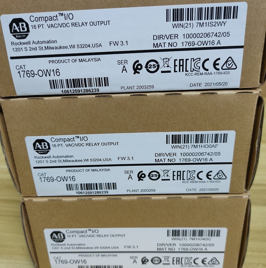 AB 1769-OW16 SER A Allen Bradley 1769OW16 CompactLogix Relay Output Module New