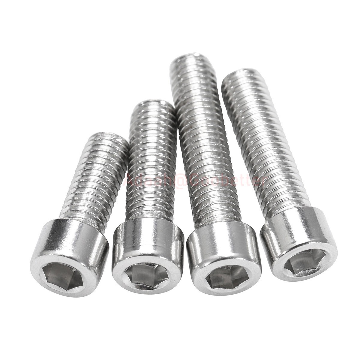 M3 M4 M5 M6 M8 SUS201 Stainless Steel Cap Screws Hex Socket Head Allen Key Bolts