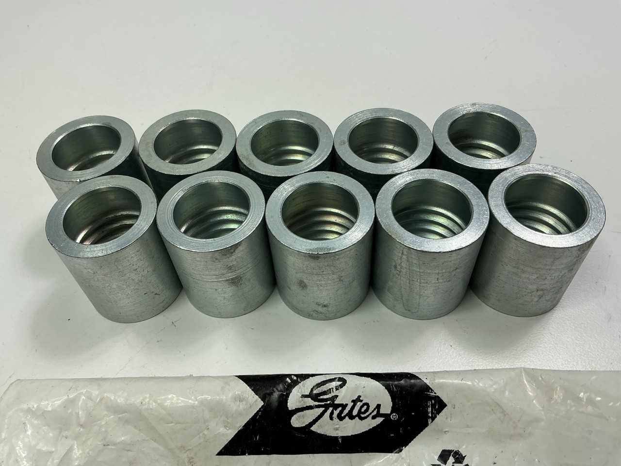 (10) Gates 80486 Power Crimp Hose Coupling 1.49″ L X 1.21″ OD – 10PC1FS-M3K