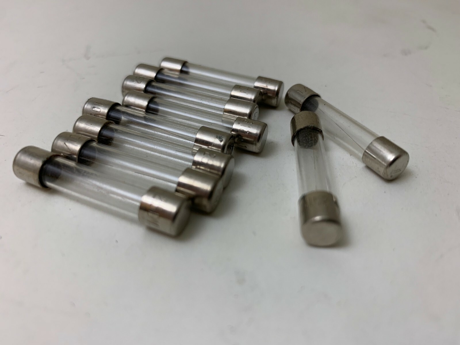 Littelfuse 312 Series 1/10 amps, 250 volt 3AG Slow blow glass fuse Qty 10 pcs.