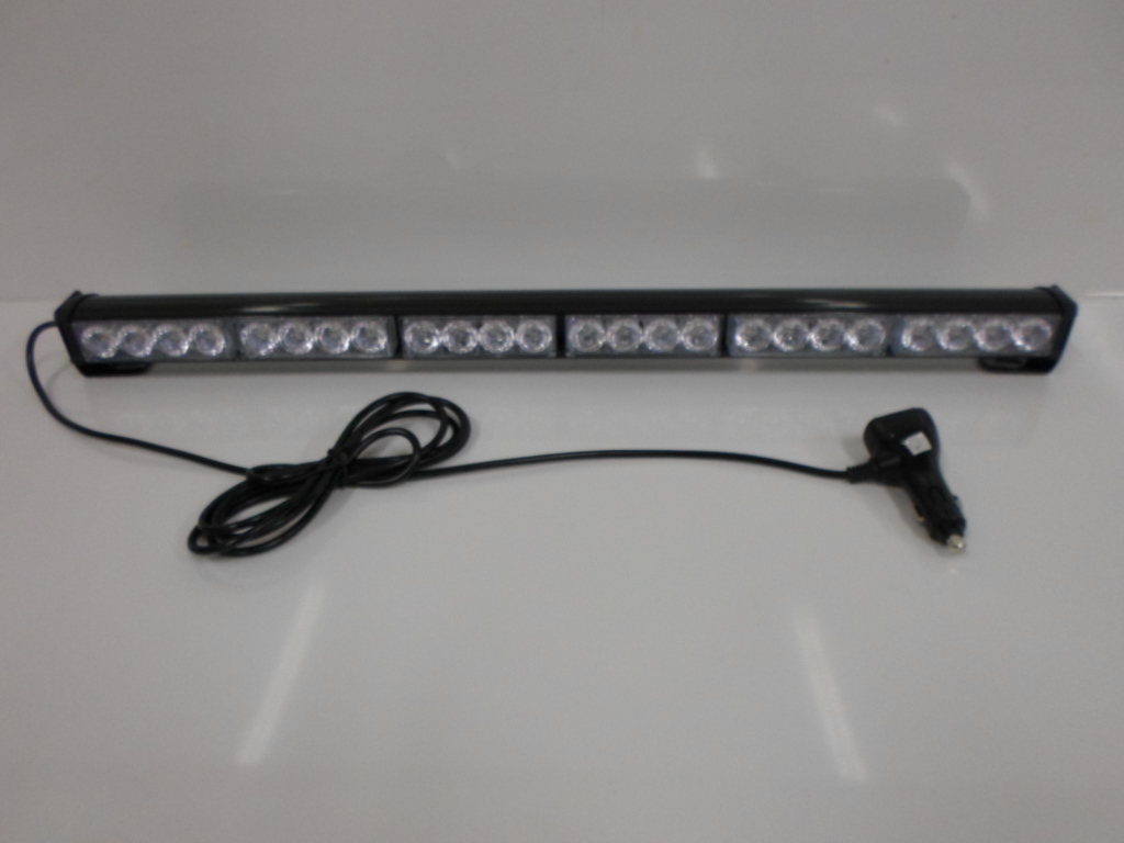New 27″ 24 LED Red Traffic Advisor Stick Bar Emergency Light Warning Strobe