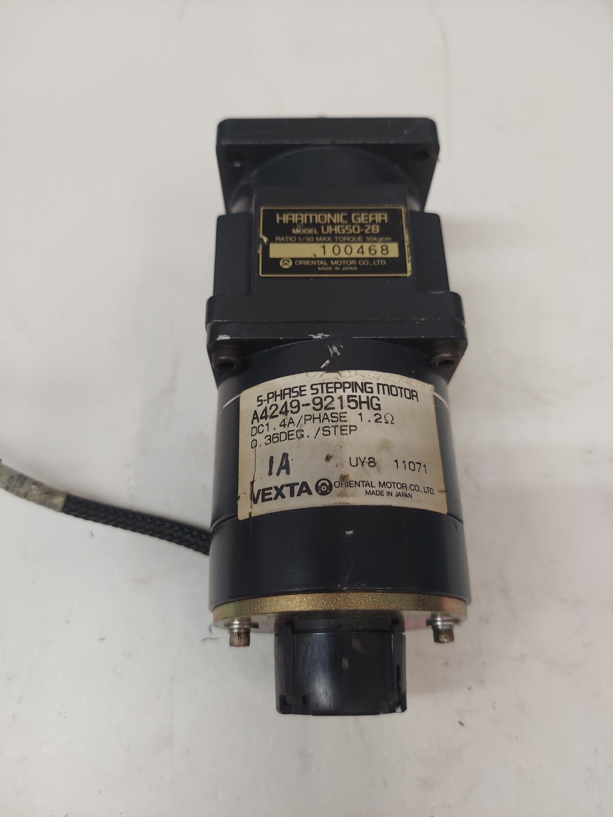 A4249-9215HG VEXTA ORIENTAL HARMONIC GEAR 5-PHASE STEPPING MOTOR DC 1.4A M6 1