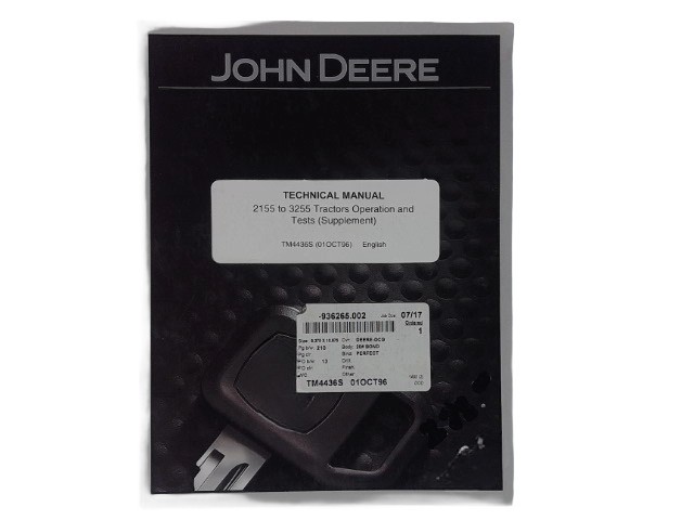 John Deere TM4436S MANUAL