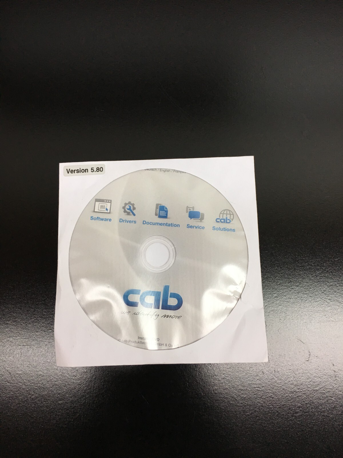 cab Solutions Software Version 5.80
