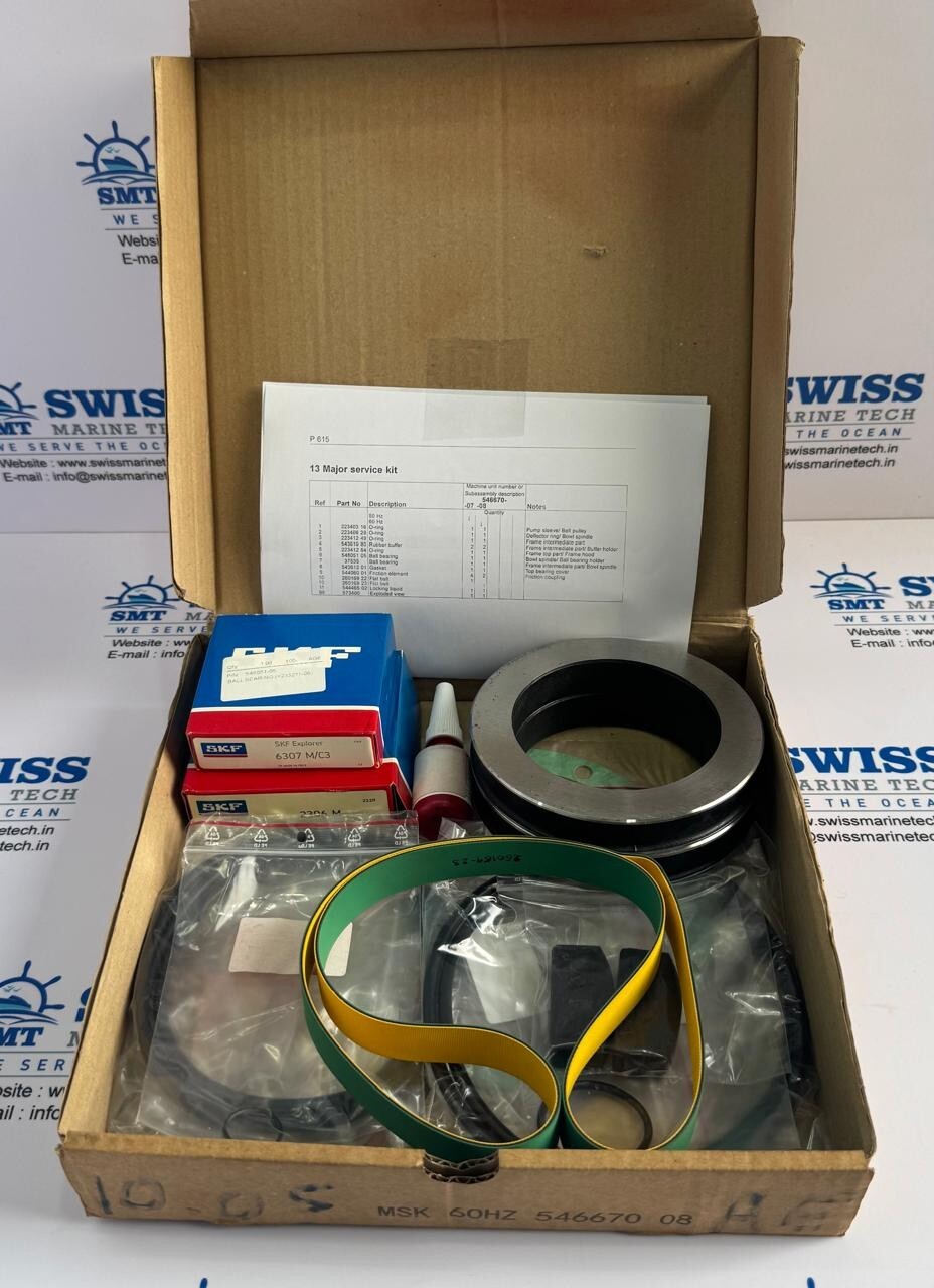 Alfa Laval P-610/P-615/P-100/P-150 Major Service Kit 546670-08 60Hz Brand New
