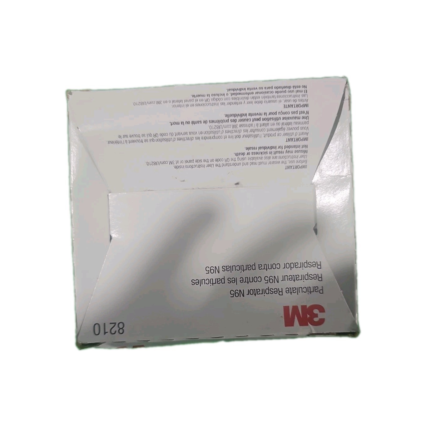 3M 8210 N95 Particulate Respirator Mask Box of 20 EXP 04/2025 NIOSH