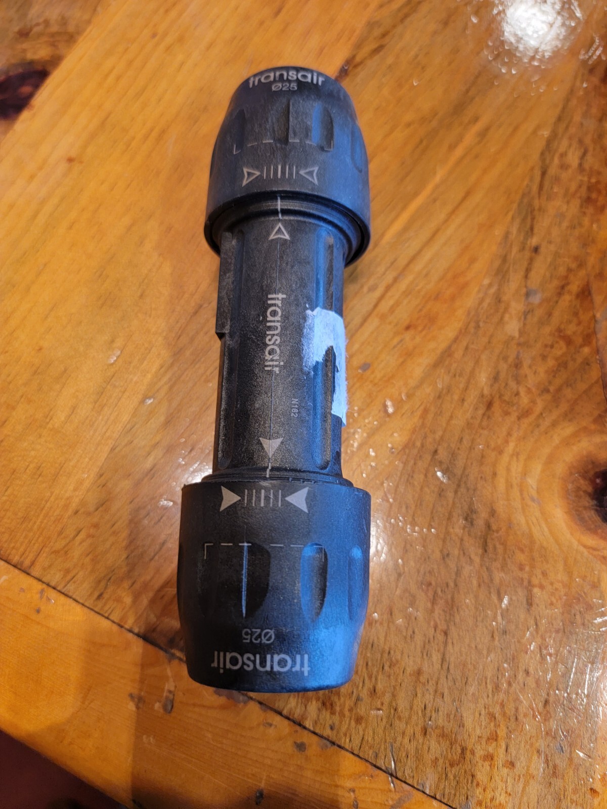 Transair 6606 25 00 Union Connector,For 25Mm Tubing