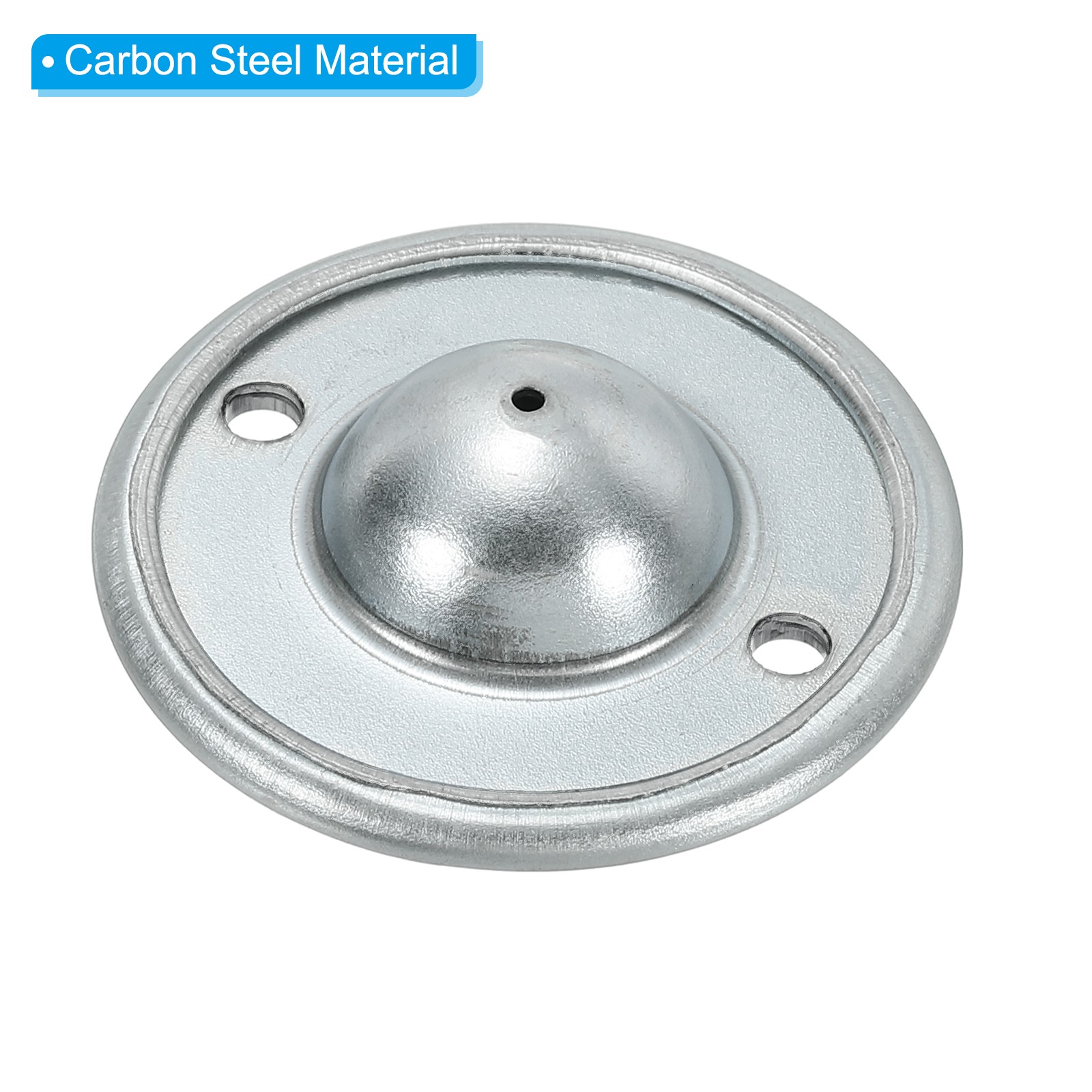 8pcs 1/2″ 15lbs Disc Flange Mounted Carbon Steel Roller Ball Transfer Bearing