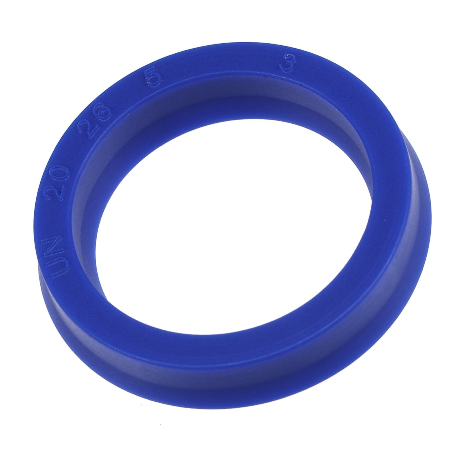 10pcs UN Radial Shaft Seal 20mm ID x 26mm OD x 5mm Width PU Oil Seal Blue