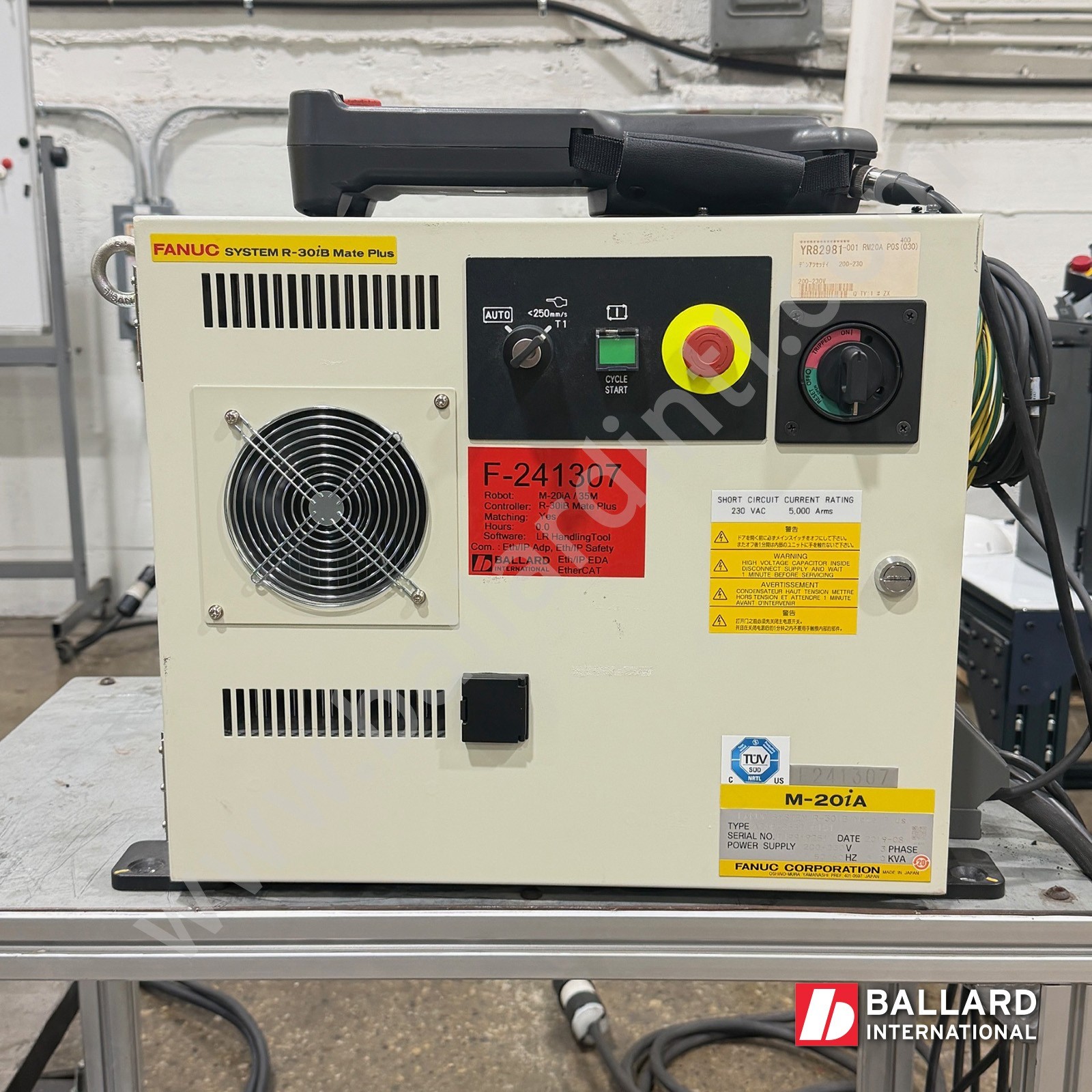 FANUC M-20iA/35M Robot System w/ R30iB Mate Plus – ZERO HOURS! – F241307