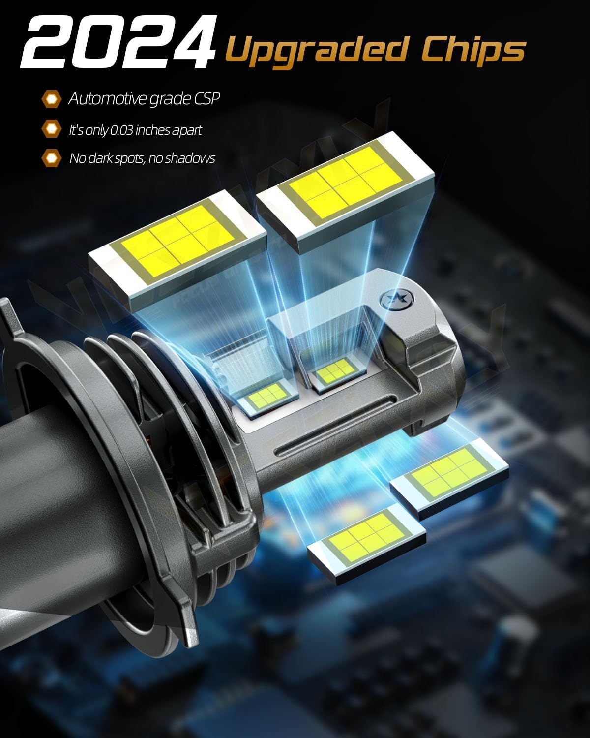 5×7 7×6 LED Headlights Offroad High Low Beam DOT Ford E150 E250 E350 Super Duty