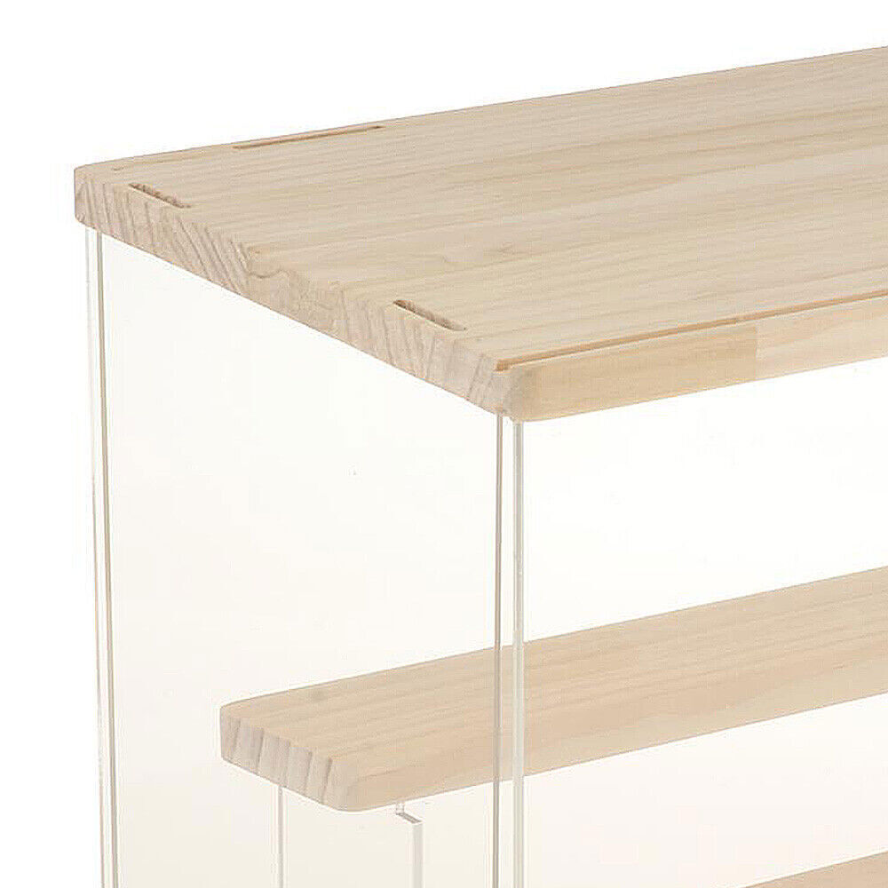 4-Tier Large Acrylic Display Case Dustproof Box for Collectibles Action Figures