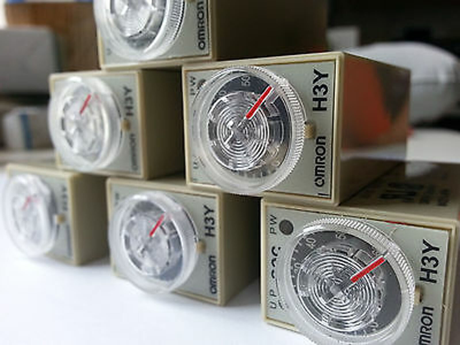 10pcs AC 110V ~ 120V Delay Timer Time Relay 0.2 ~ 5 MINUTE H3Y-2 DPDT 8Pins