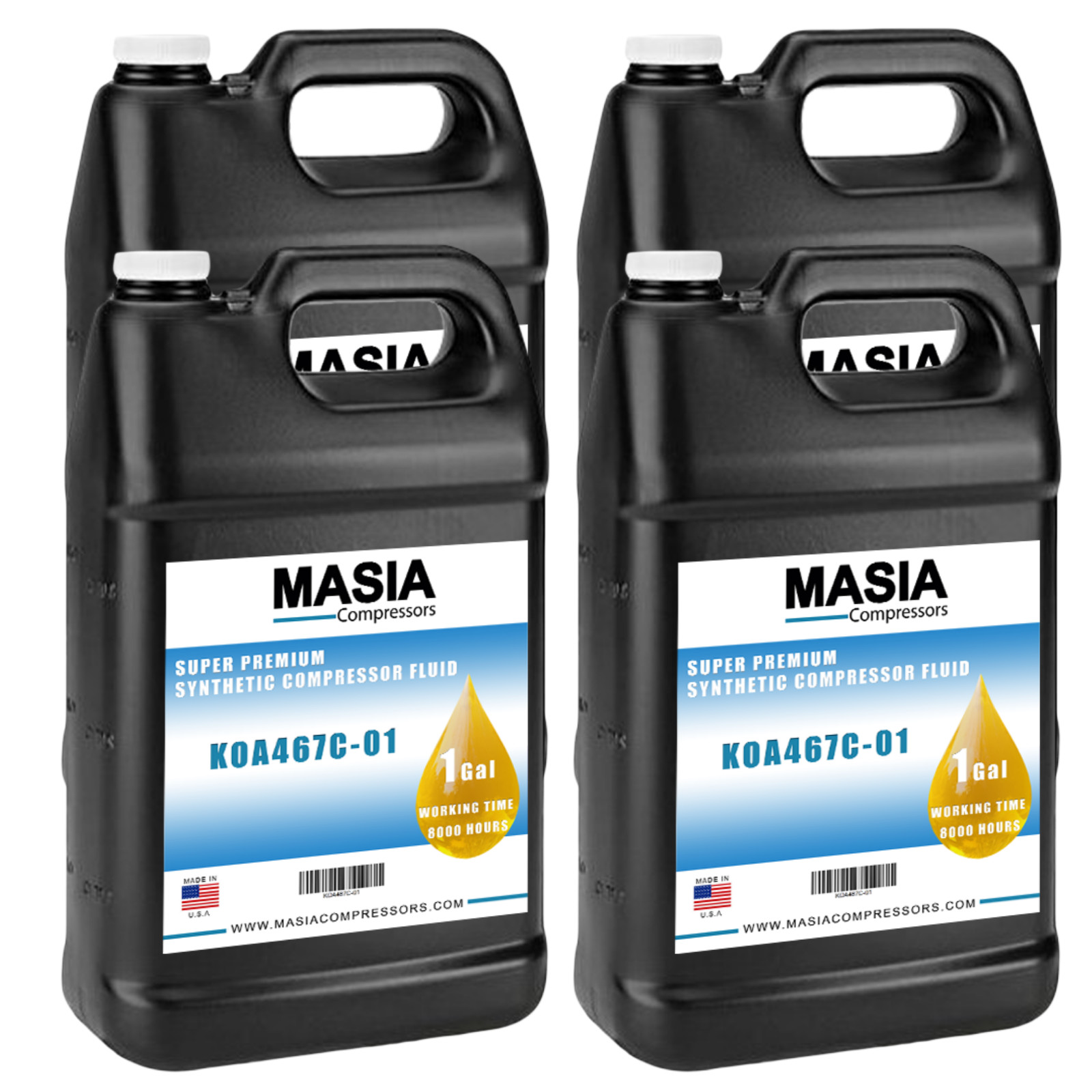 Shell Corena S4 R 46 Lubricant PAO Base 8000 Hours – 4 Gal Case – Made in USA
