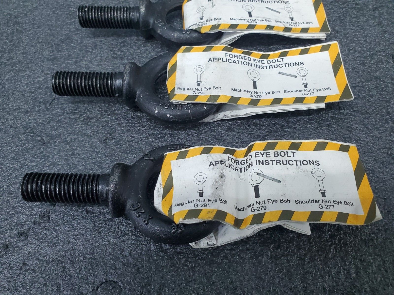 Lot of 4- Crosby 5/8-11 x 1.75″ Thread Lifting Eye Bolt Eyebolt Forged QTY 4